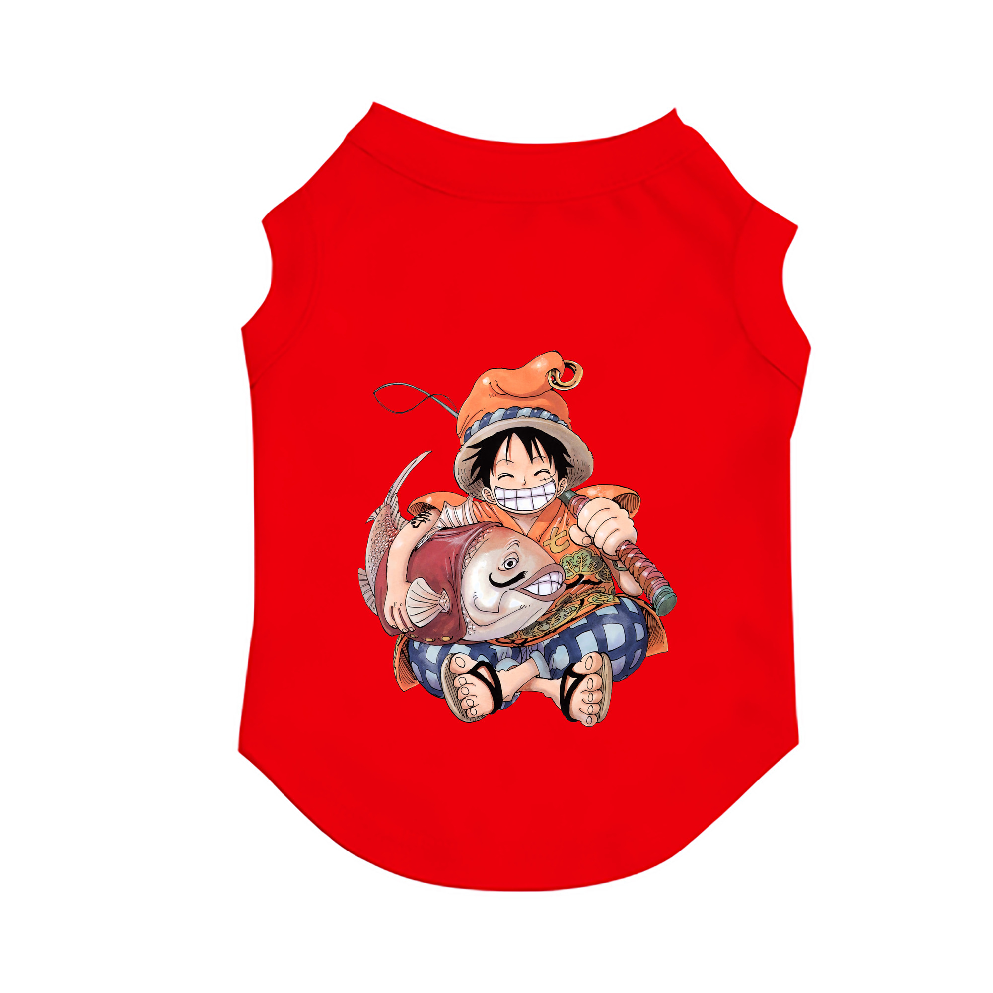（画像用） ワンピース モンキー・D・ルフィ ONE PIECE Monkey D. Luffy ペット用ベスト