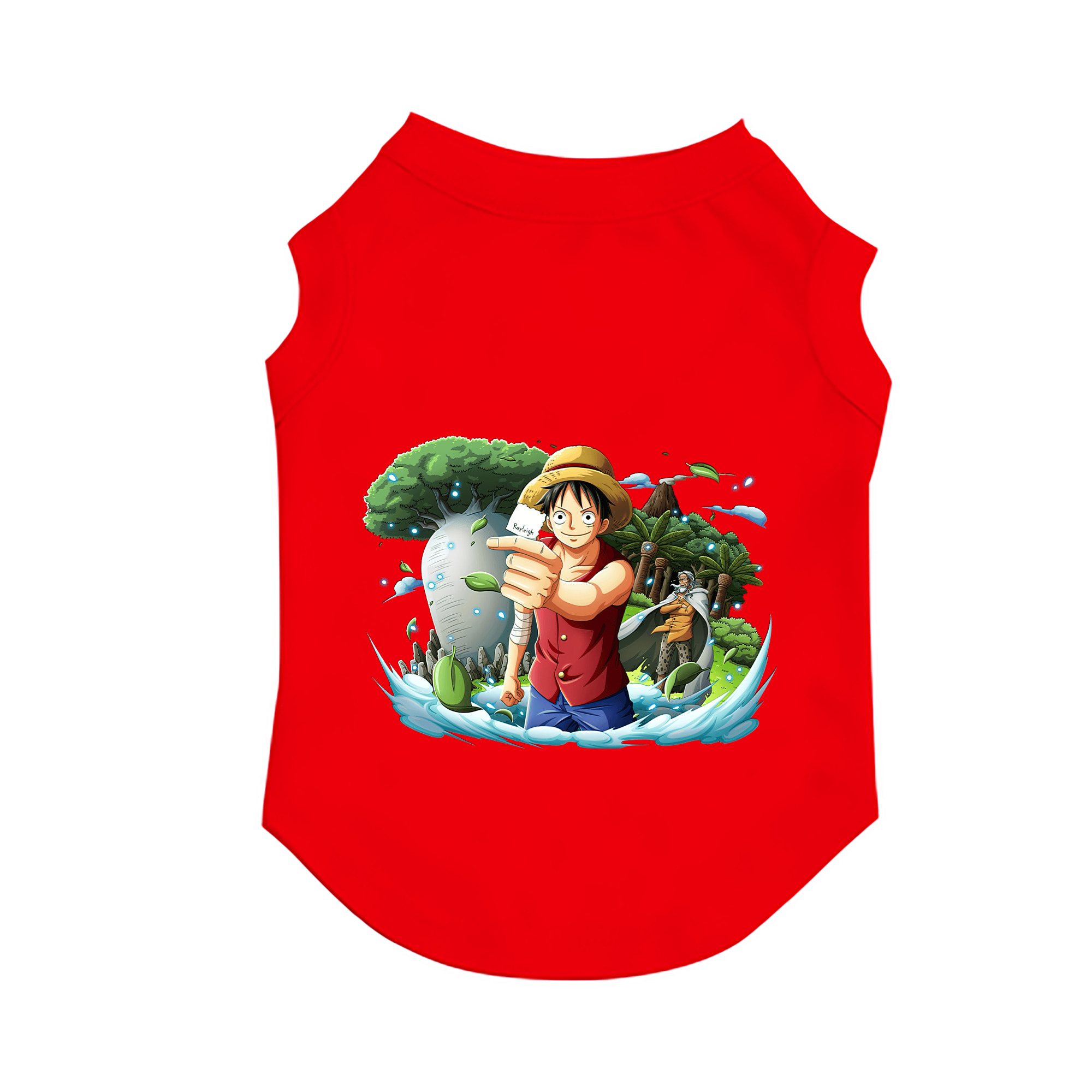 （画像用） ワンピース モンキー・D・ルフィ ONE PIECE Monkey D. Luffy ペット用ベスト