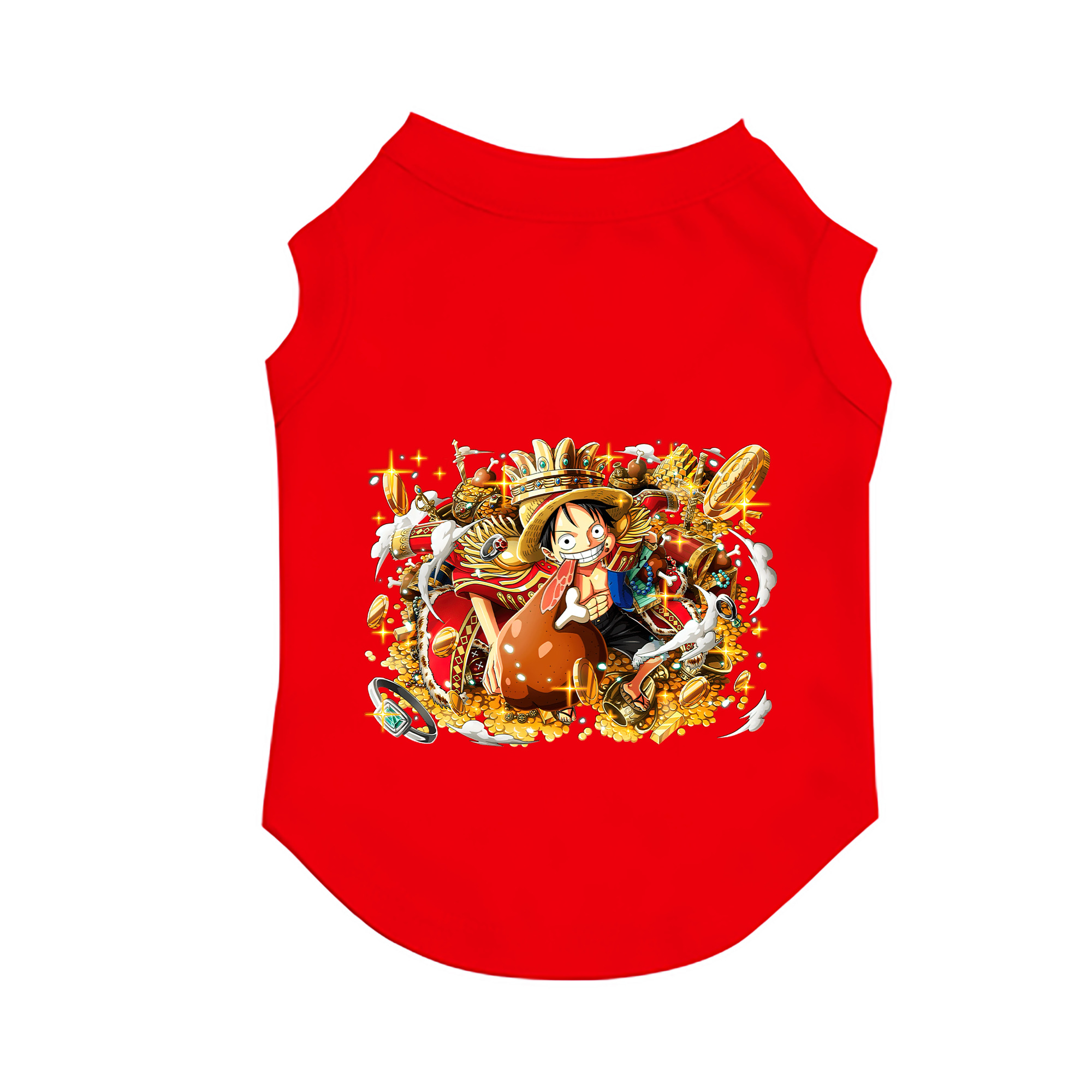 （画像用） ワンピース モンキー・D・ルフィ ONE PIECE Monkey D. Luffy ペット用ベスト