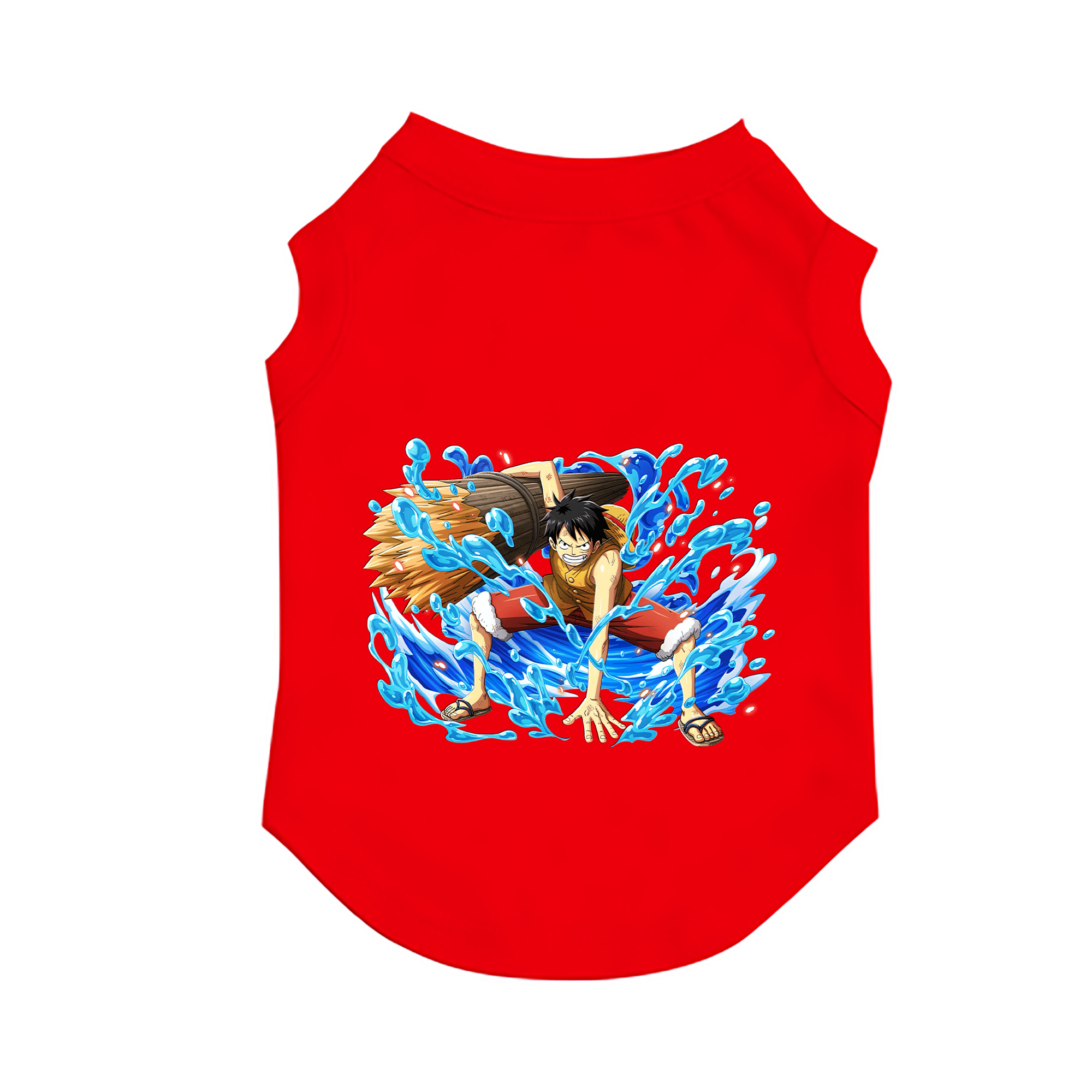 （画像用） ワンピース モンキー・D・ルフィ ONE PIECE Monkey D. Luffy ペット用ベスト