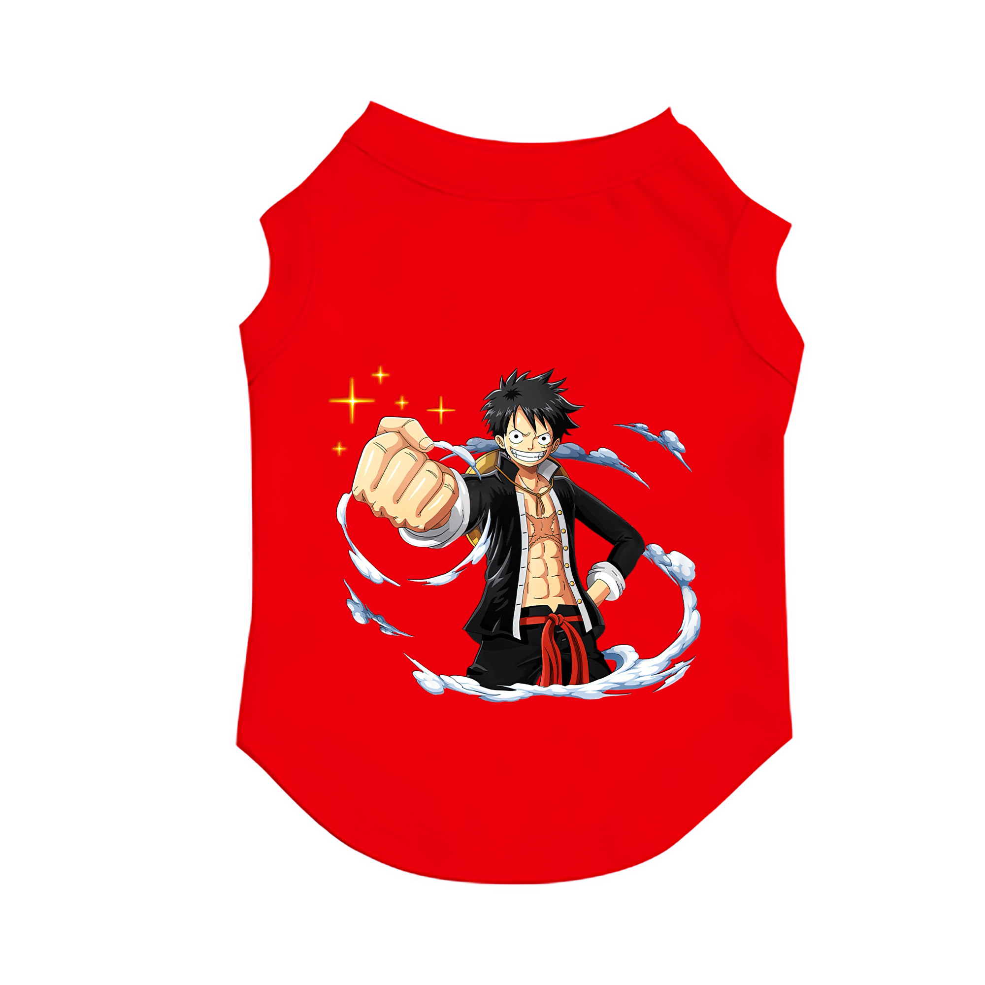 （画像用） ワンピース モンキー・D・ルフィ ONE PIECE Monkey D. Luffy ペット用ベスト