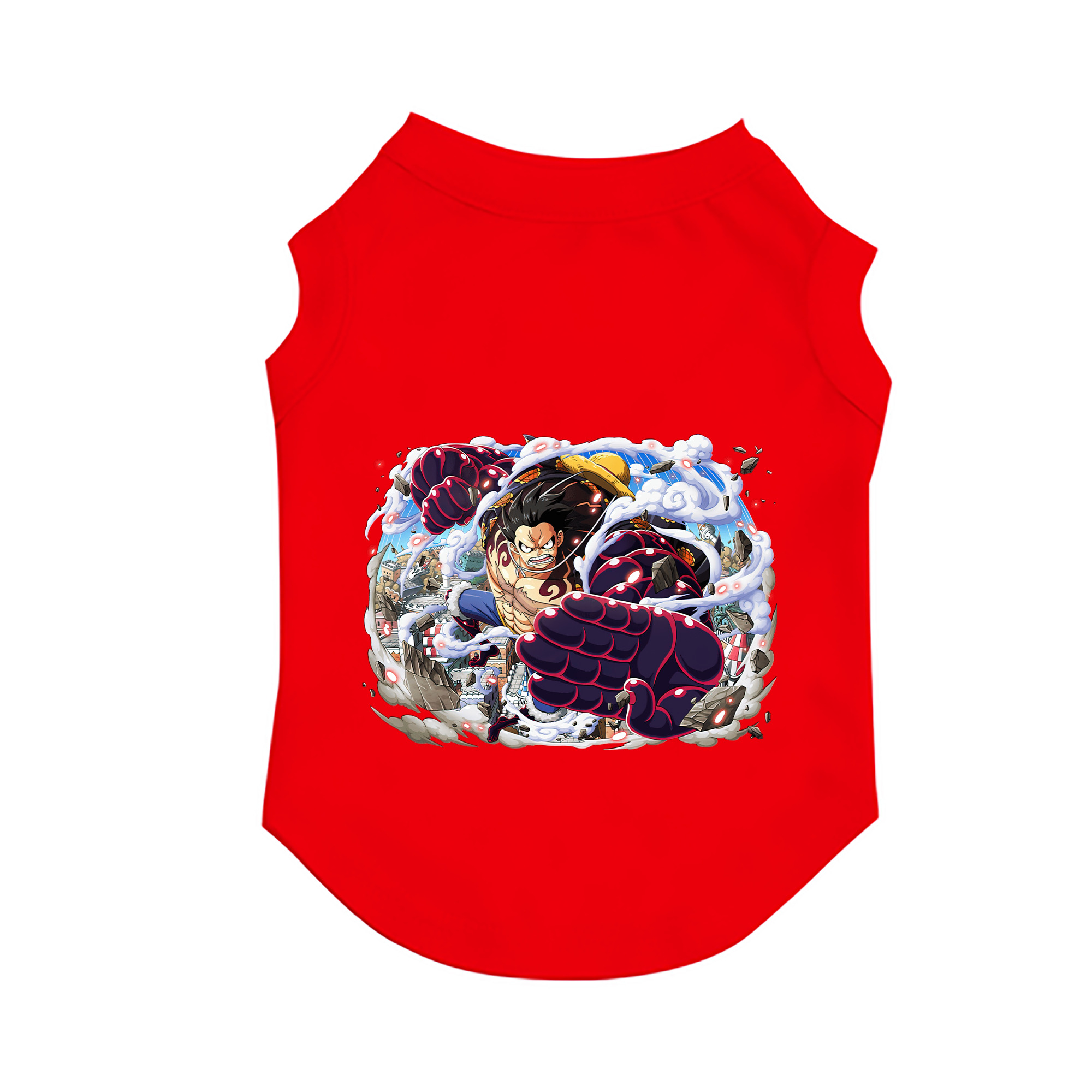 （画像用） ワンピース モンキー・D・ルフィ ONE PIECE Monkey D. Luffy ペット用ベスト