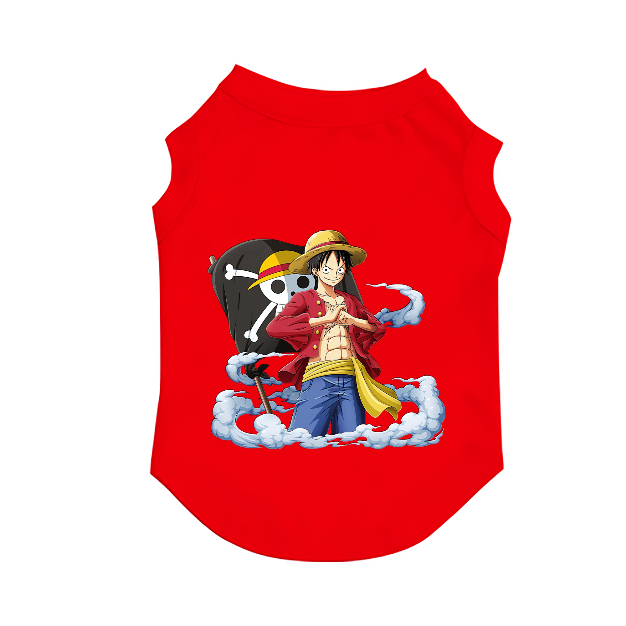 （画像用） ワンピース モンキー・D・ルフィ ONE PIECE Monkey D. Luffy ペット用ベスト