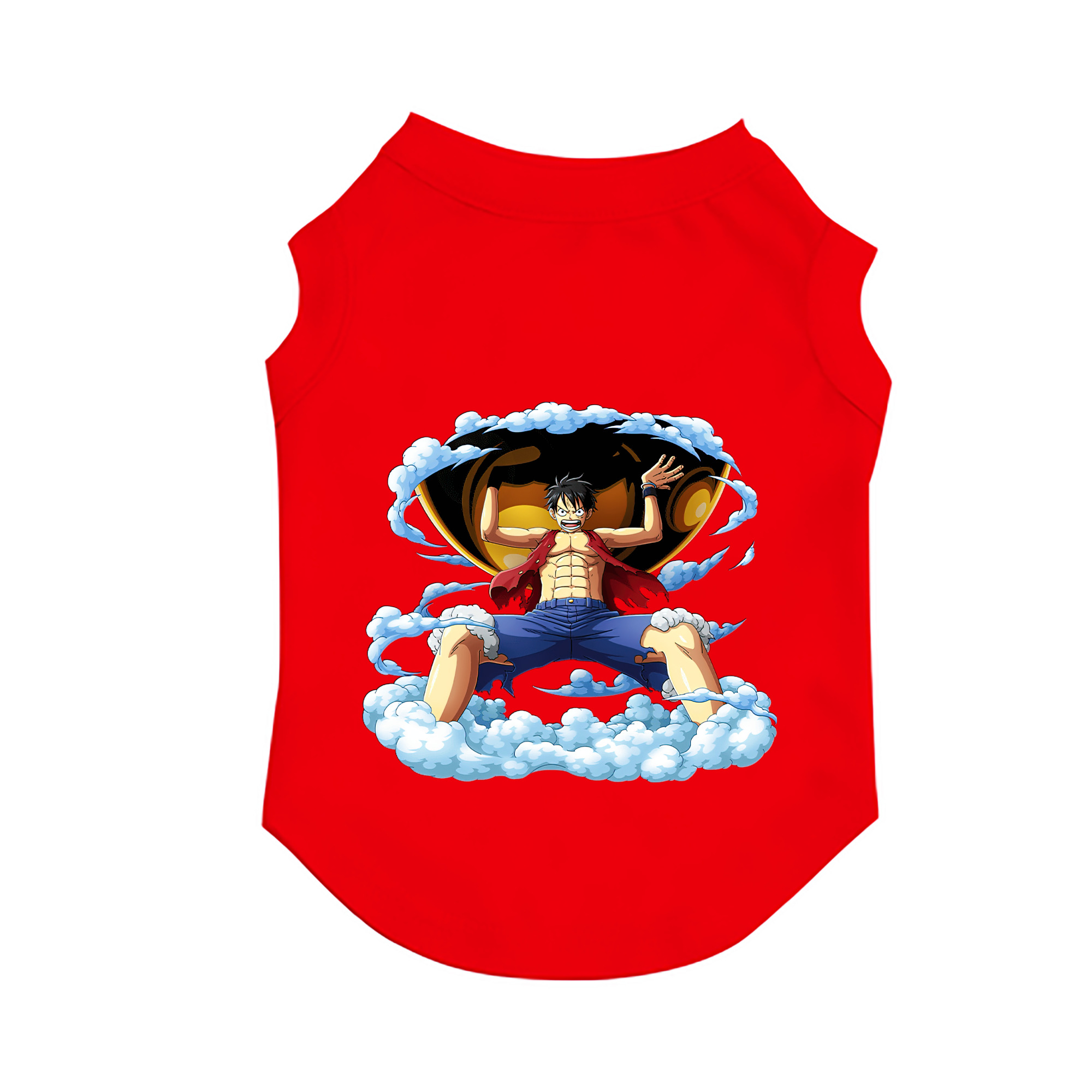 （画像用） ワンピース モンキー・D・ルフィ ONE PIECE Monkey D. Luffy ペット用ベスト