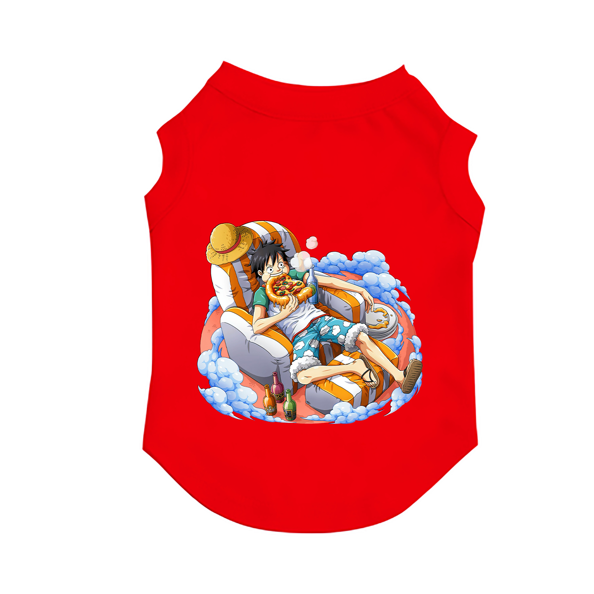 （画像用） ワンピース モンキー・D・ルフィ ONE PIECE Monkey D. Luffy ペット用ベスト