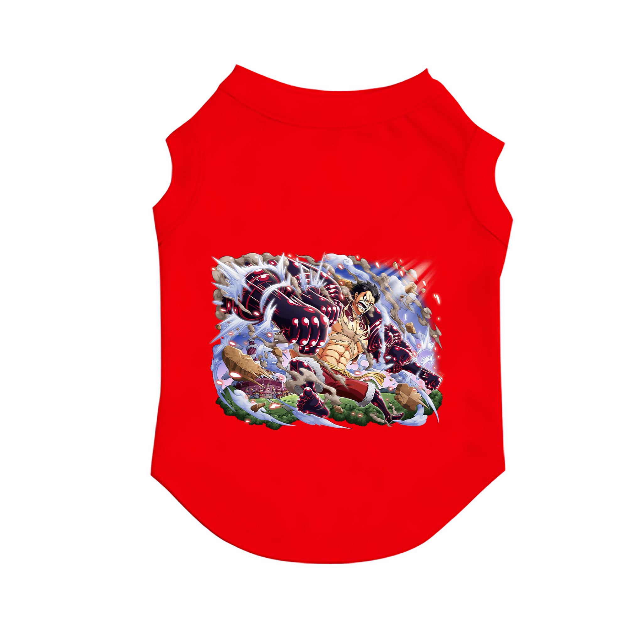 （画像用） ワンピース モンキー・D・ルフィ ONE PIECE Monkey D. Luffy ペット用ベスト