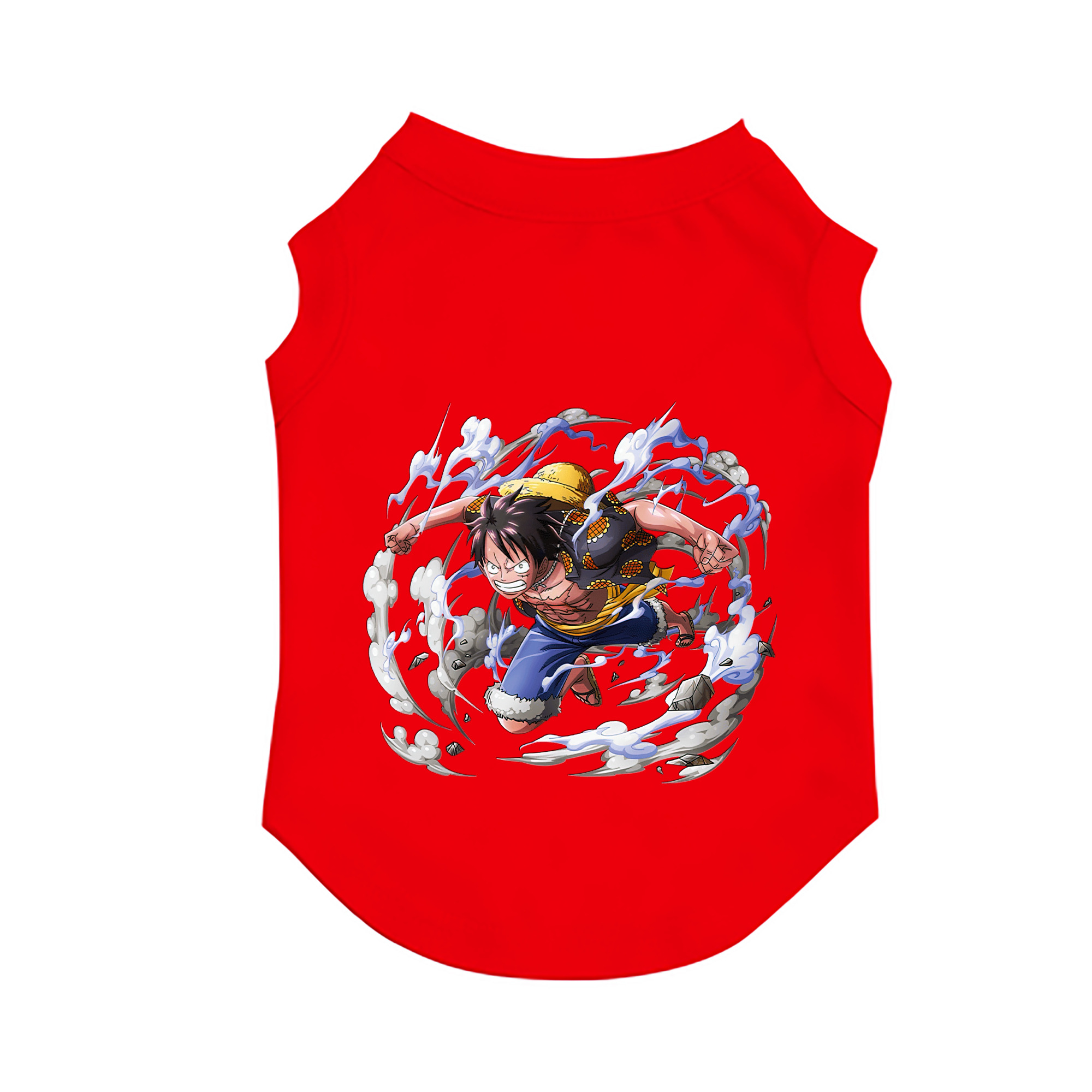 （画像用） ワンピース モンキー・D・ルフィ ONE PIECE Monkey D. Luffy ペット用ベスト