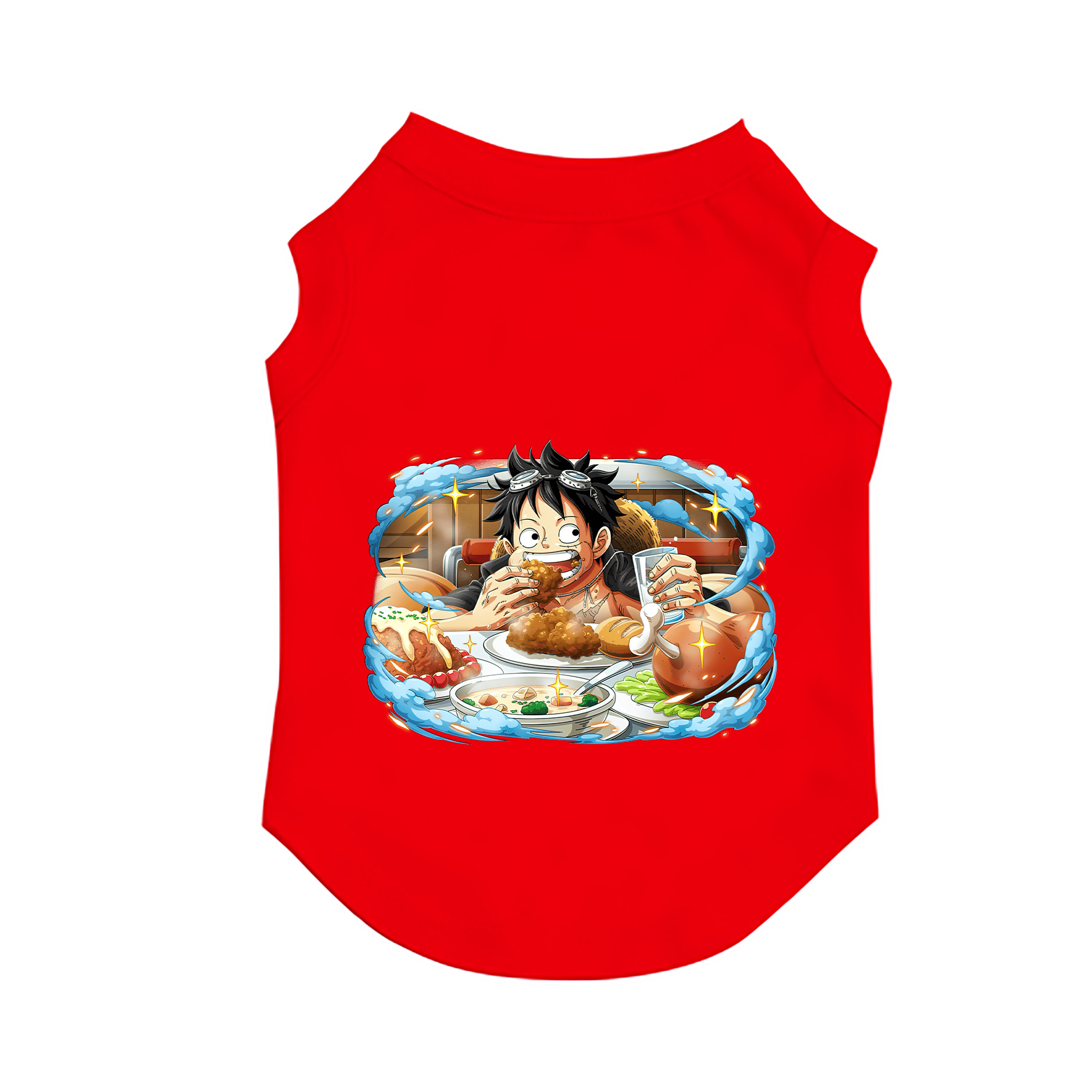（画像用） ワンピース モンキー・D・ルフィ ONE PIECE Monkey D. Luffy ペット用ベスト