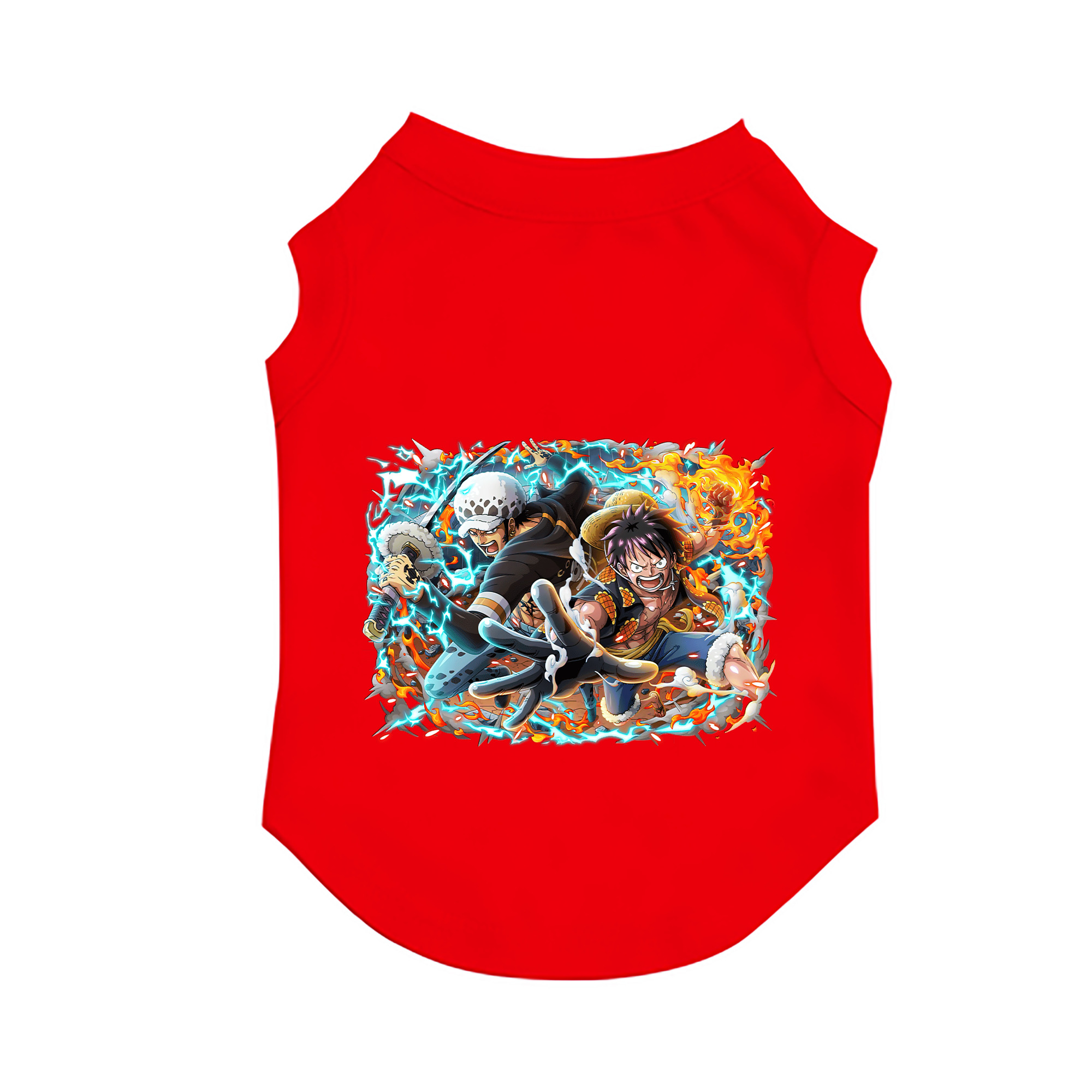 （画像用） ワンピース モンキー・D・ルフィ ONE PIECE Monkey D. Luffy ペット用ベスト