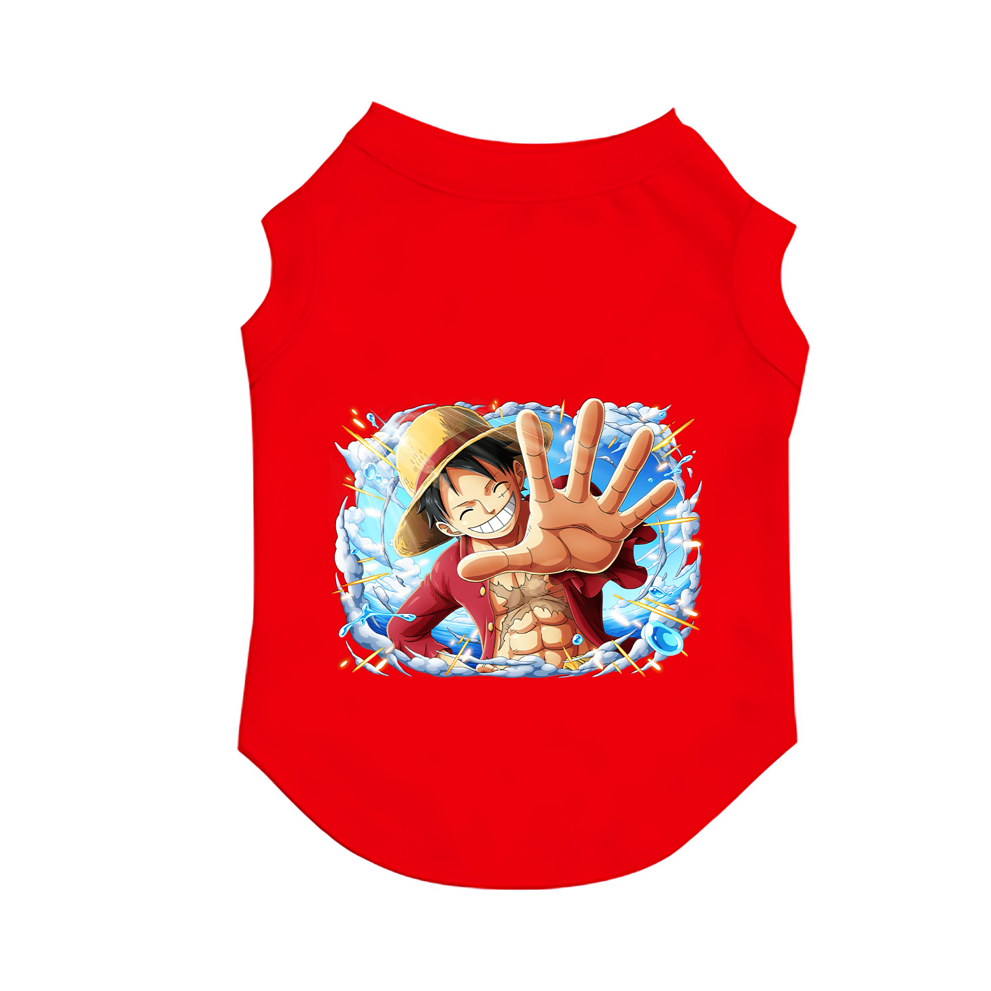 （画像用） ワンピース モンキー・D・ルフィ ONE PIECE Monkey D. Luffy ペット用ベスト