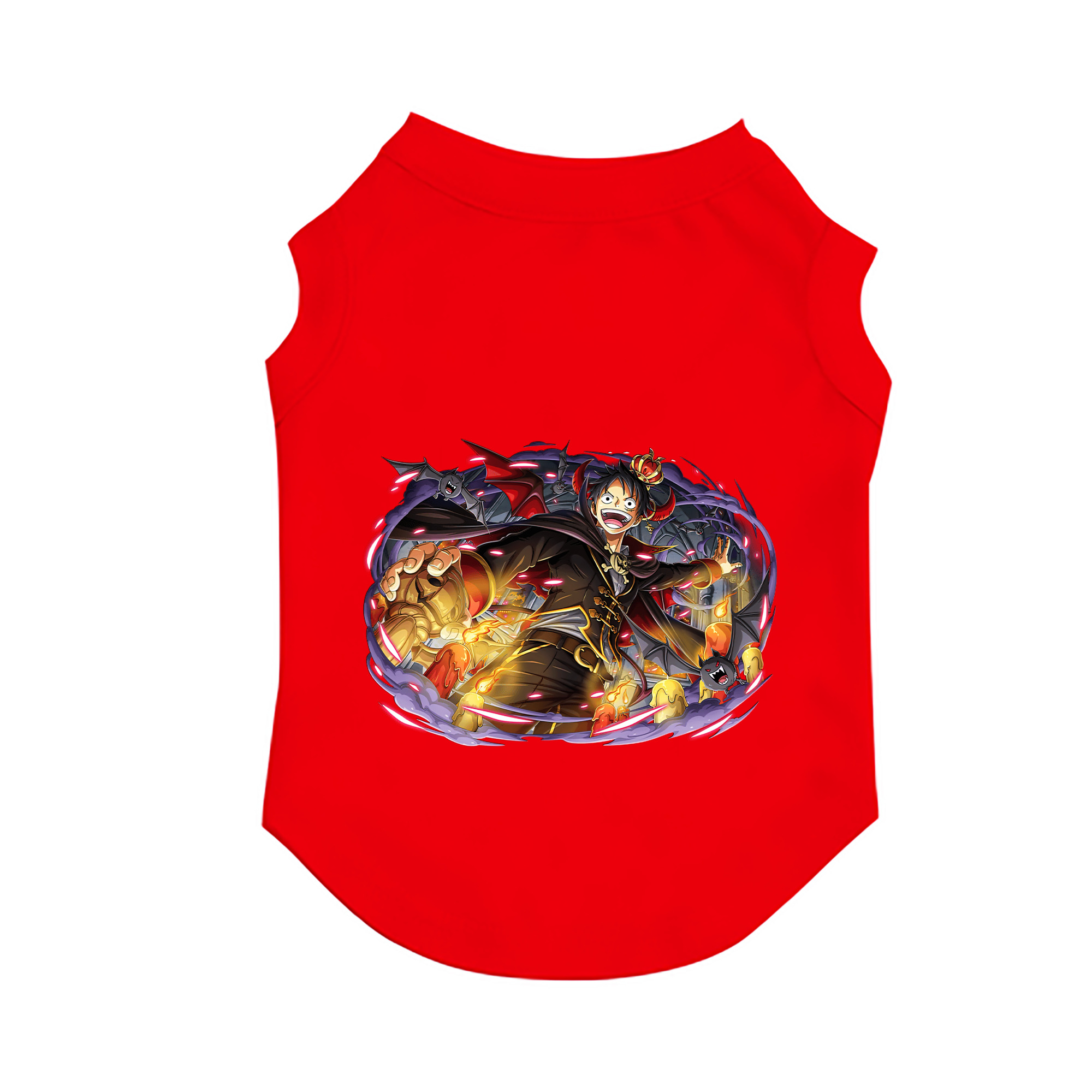 （画像用） ワンピース モンキー・D・ルフィ ONE PIECE Monkey D. Luffy ペット用ベスト