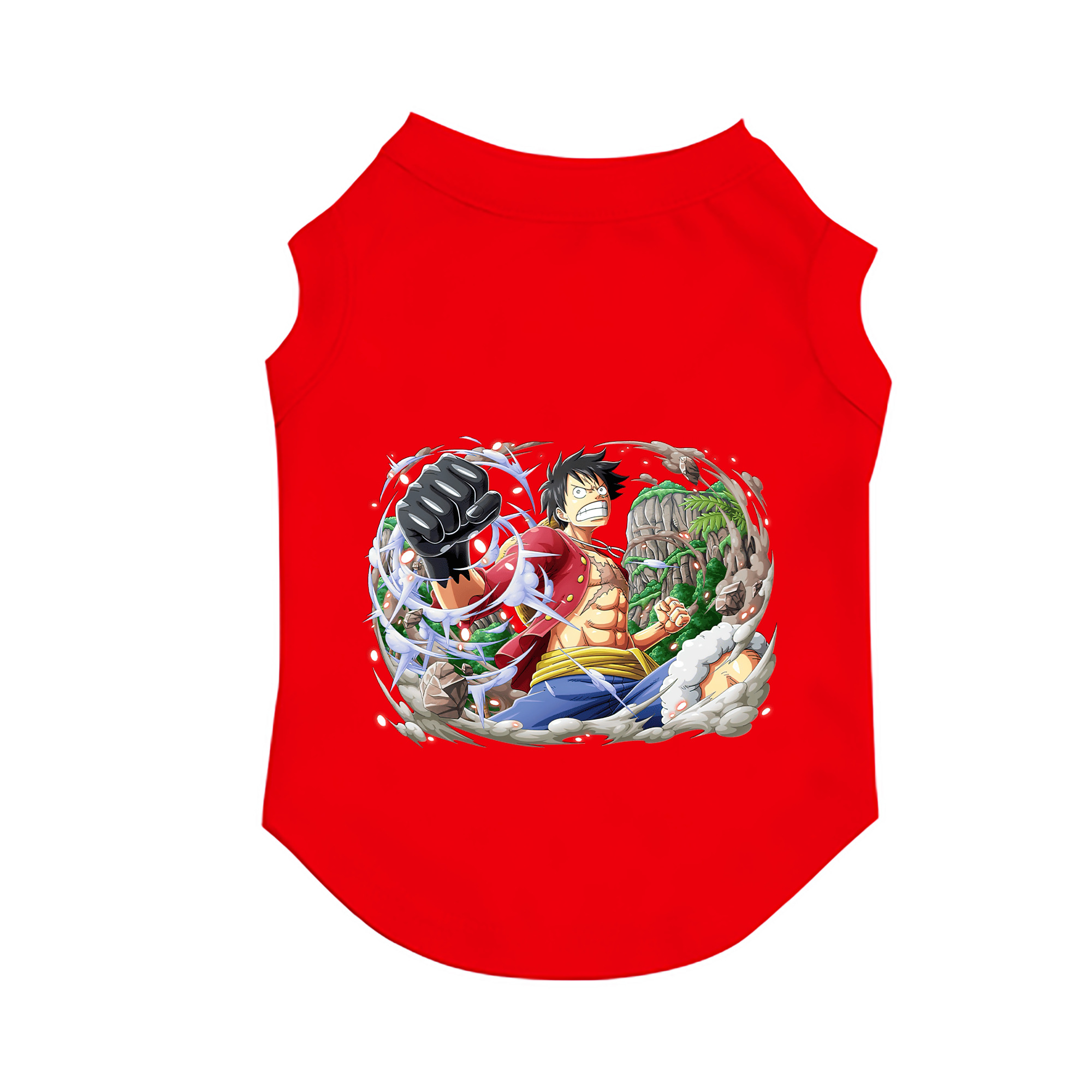 （画像用） ワンピース モンキー・D・ルフィ ONE PIECE Monkey D. Luffy ペット用ベスト