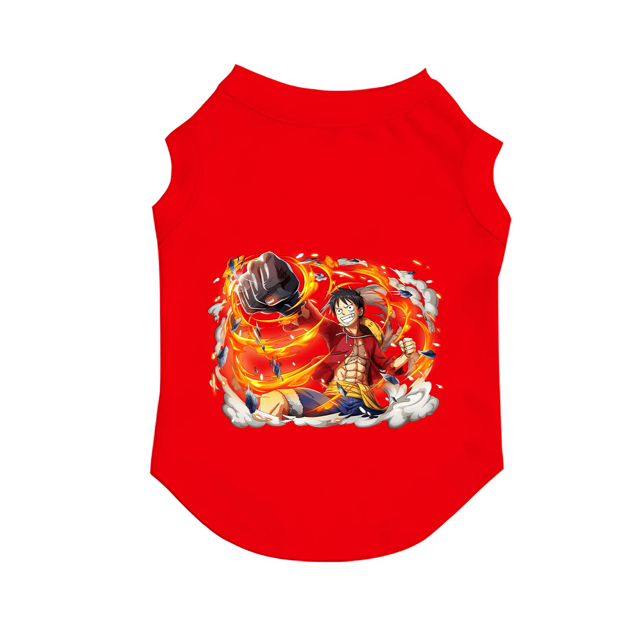 （画像用） ワンピース モンキー・D・ルフィ ONE PIECE Monkey D. Luffy ペット用ベスト