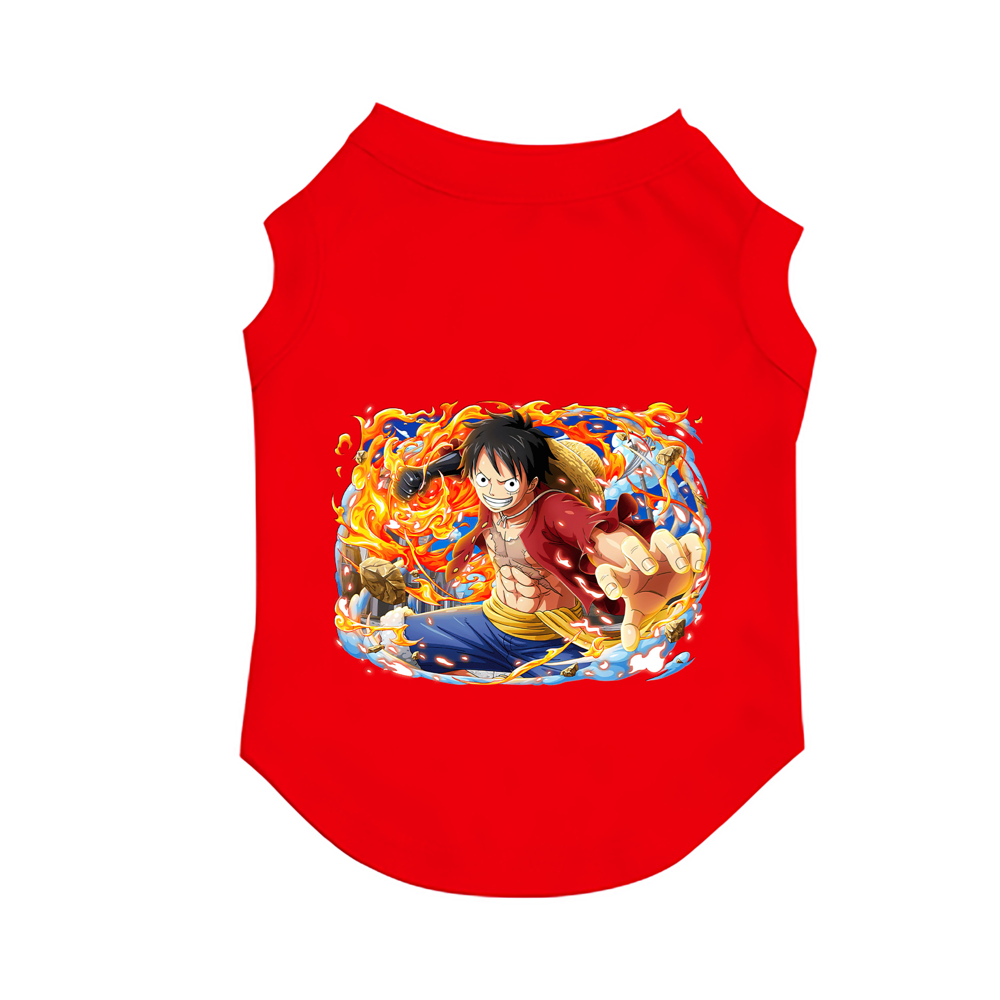 （画像用） ワンピース モンキー・D・ルフィ ONE PIECE Monkey D. Luffy ペット用ベスト