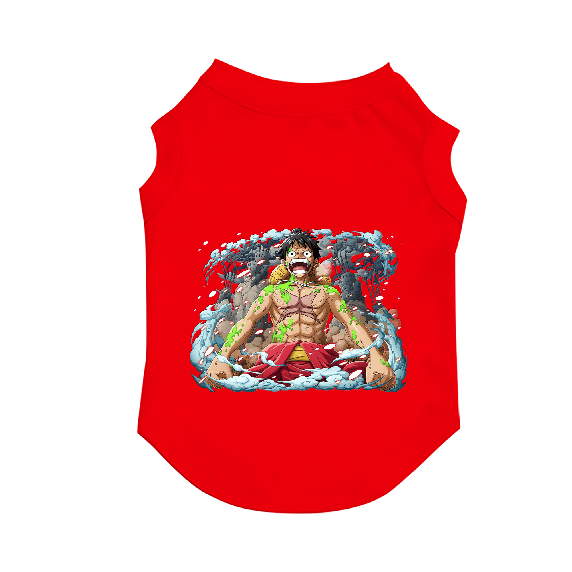 （画像用） ワンピース モンキー・D・ルフィ ONE PIECE Monkey D. Luffy ペット用ベスト