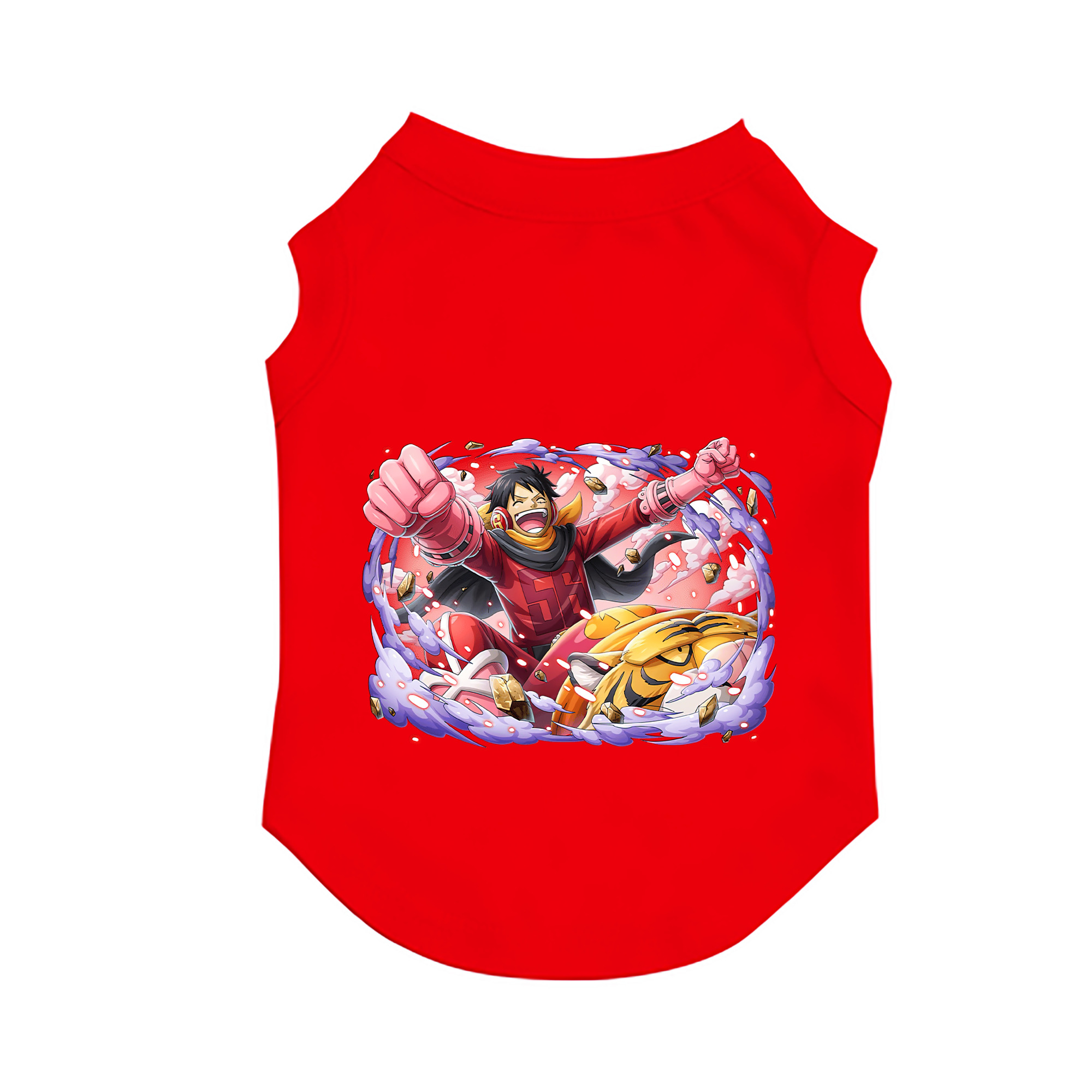 （画像用） ワンピース モンキー・D・ルフィ ONE PIECE Monkey D. Luffy ペット用ベスト
