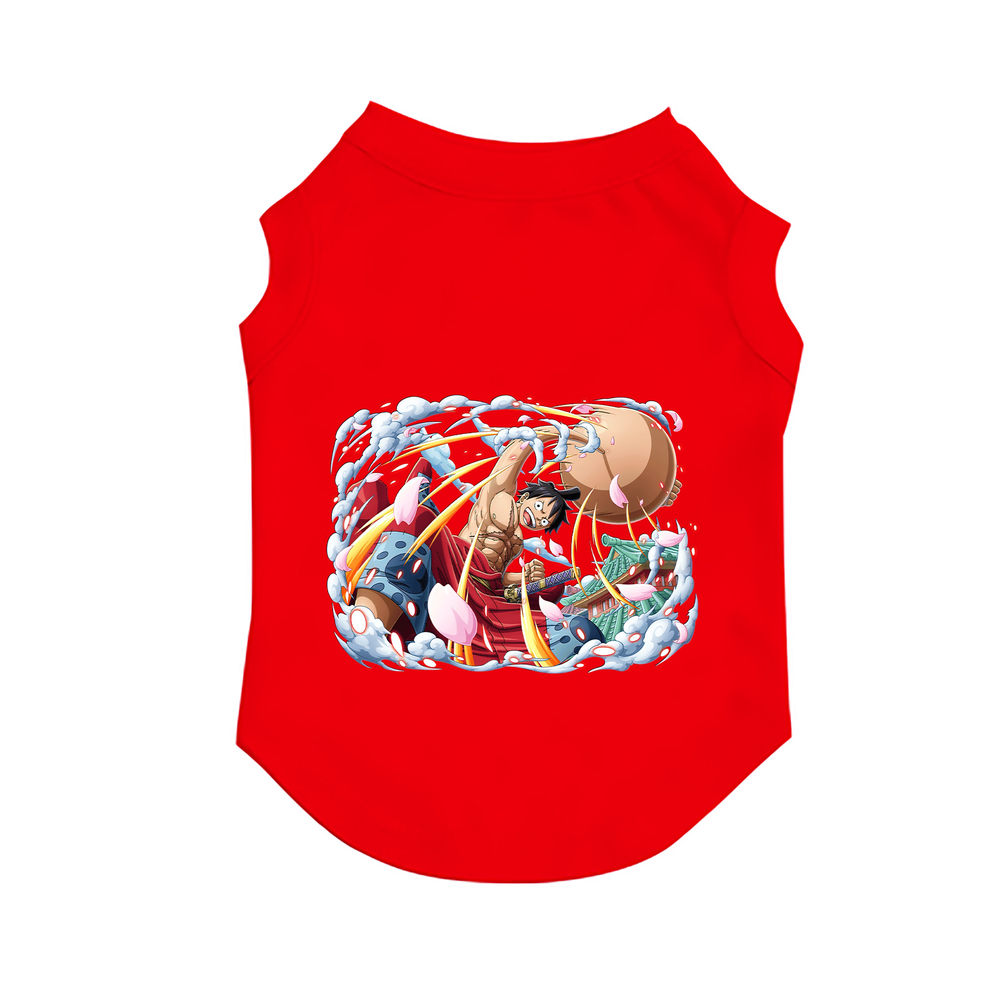 （画像用） ワンピース モンキー・D・ルフィ ONE PIECE Monkey D. Luffy ペット用ベスト