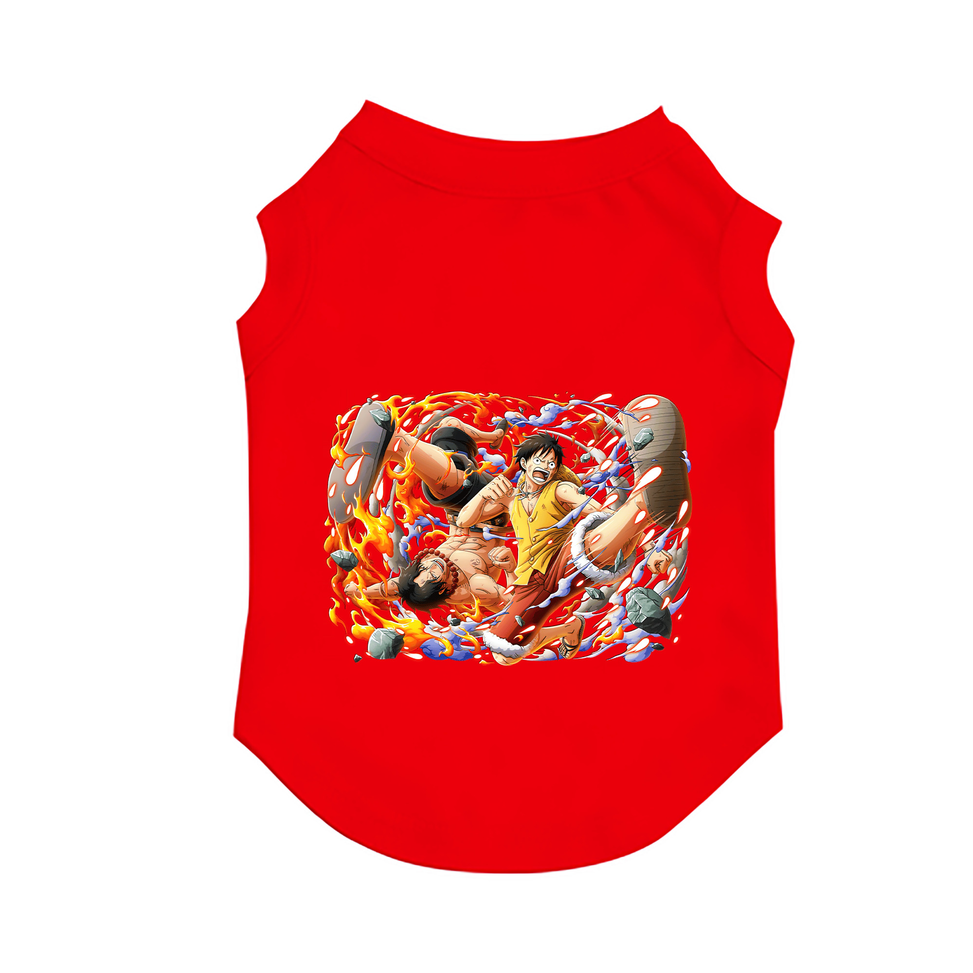 （画像用） ワンピース モンキー・D・ルフィ ONE PIECE Monkey D. Luffy ペット用ベスト