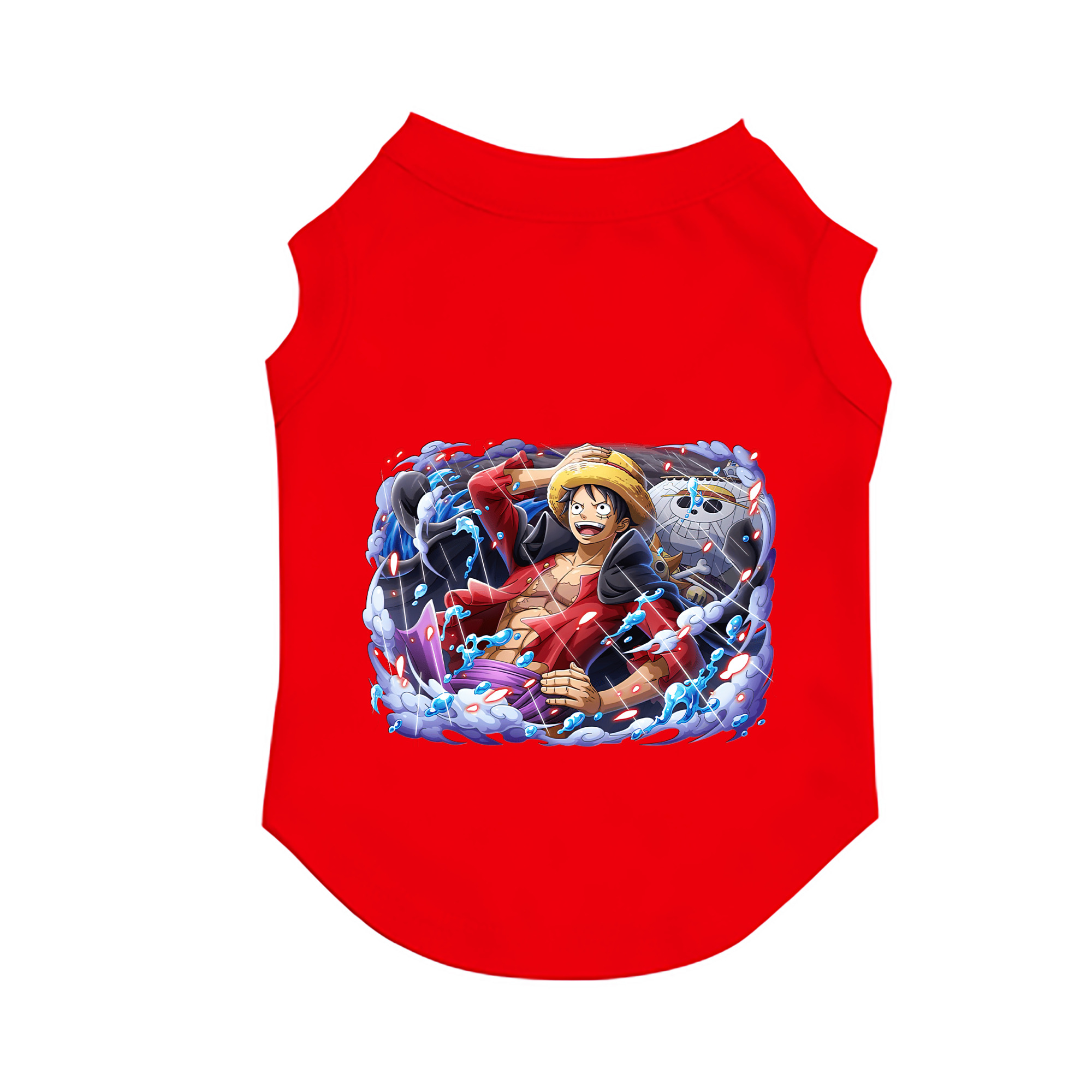（画像用） ワンピース モンキー・D・ルフィ ONE PIECE Monkey D. Luffy ペット用ベスト