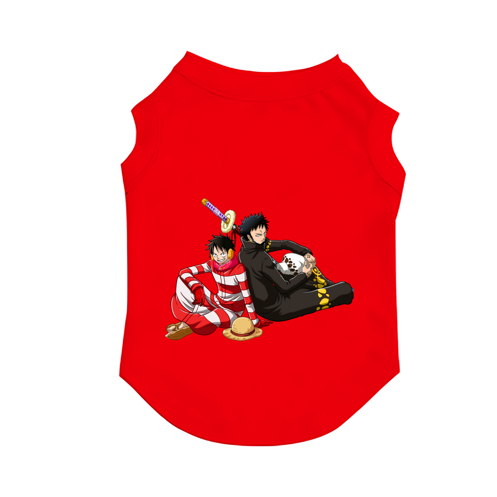 （画像用） ワンピース モンキー・D・ルフィ ONE PIECE Monkey D. Luffy ペット用ベスト