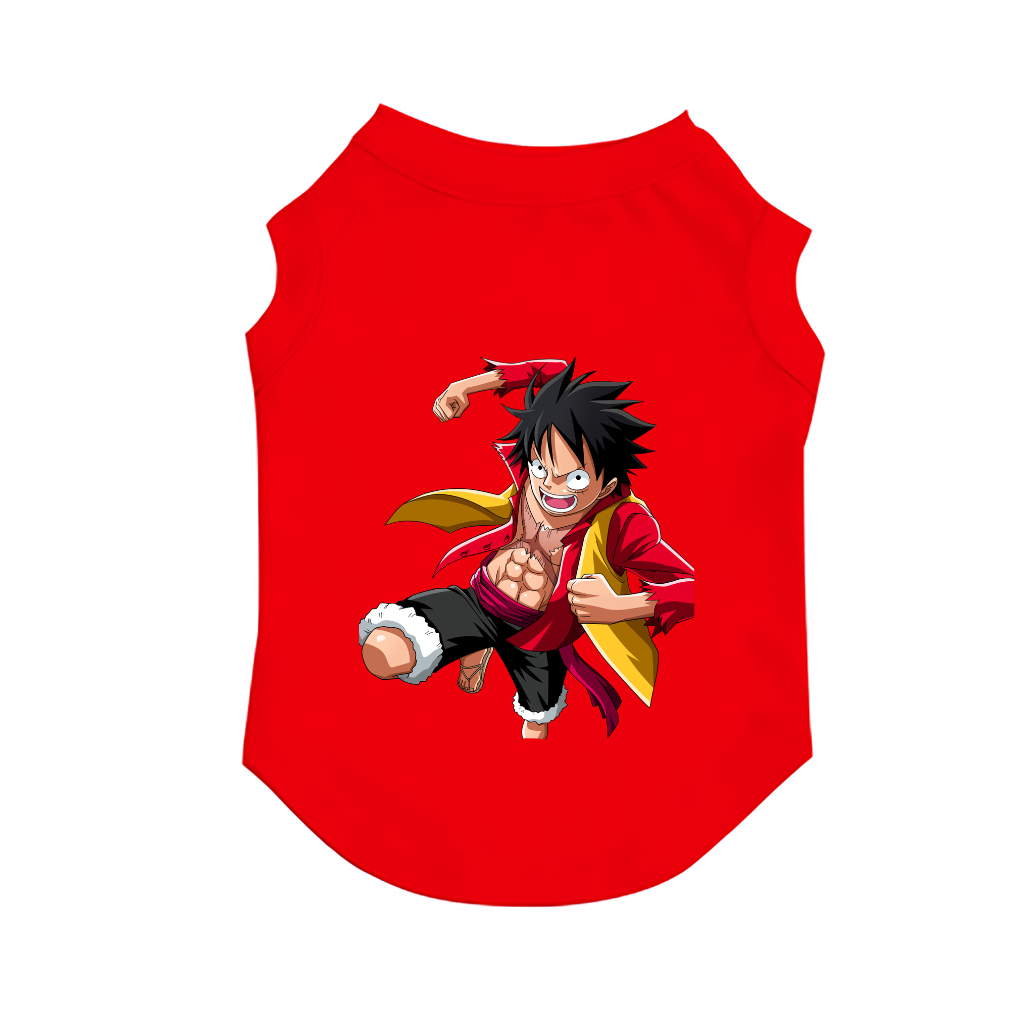 （画像用） ワンピース モンキー・D・ルフィ ONE PIECE Monkey D. Luffy ペット用ベスト