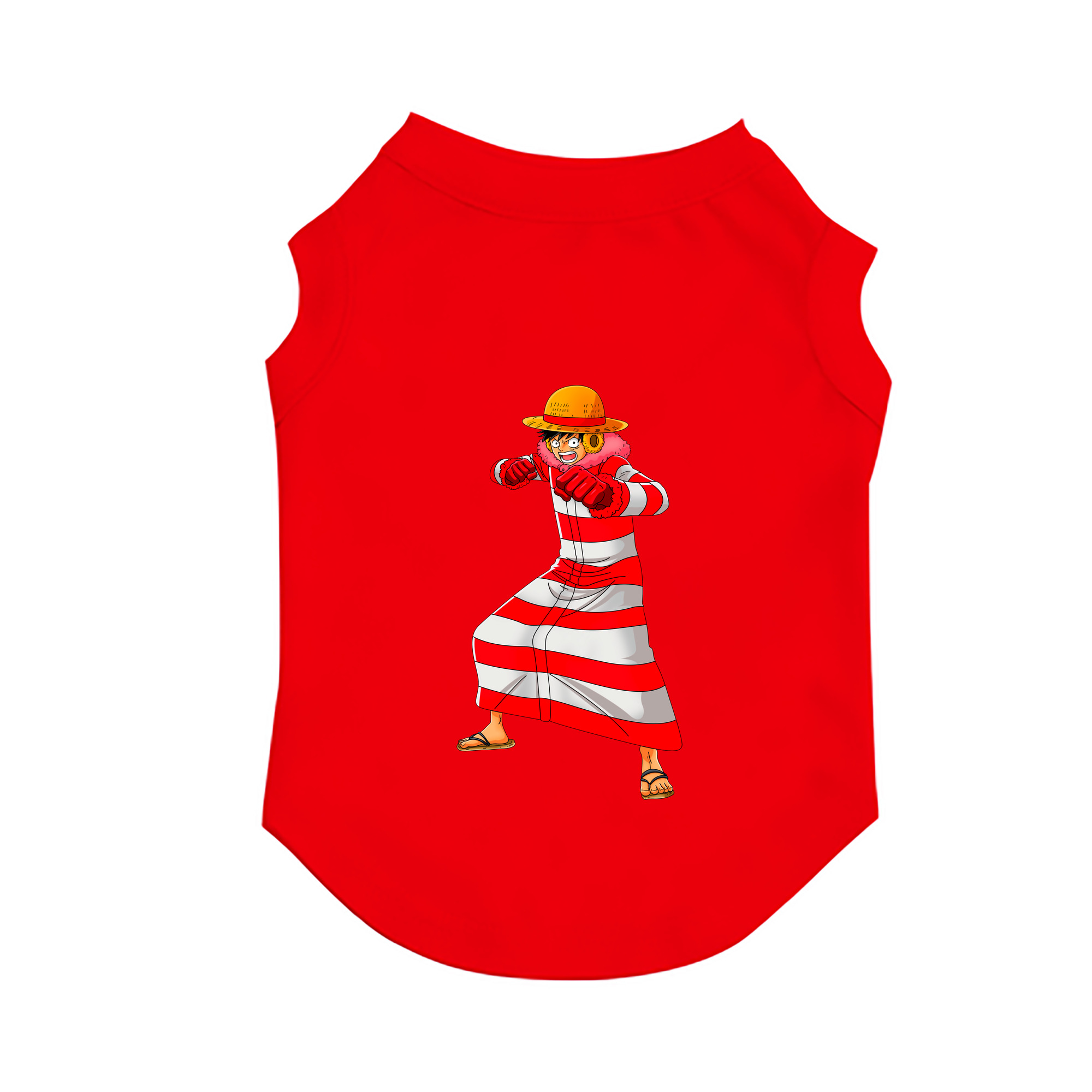 （画像用） ワンピース モンキー・D・ルフィ ONE PIECE Monkey D. Luffy ペット用ベスト