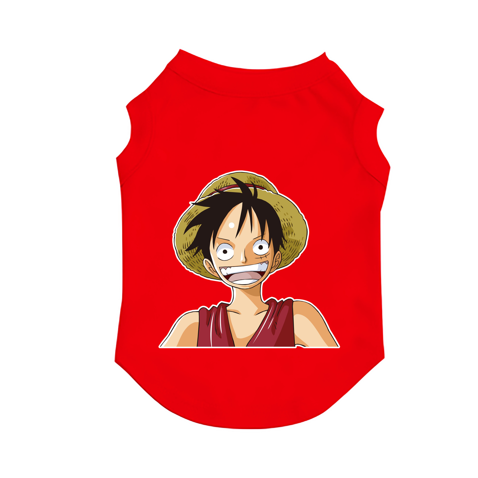 （画像用） ワンピース モンキー・D・ルフィ ONE PIECE Monkey D. Luffy ペット用ベスト