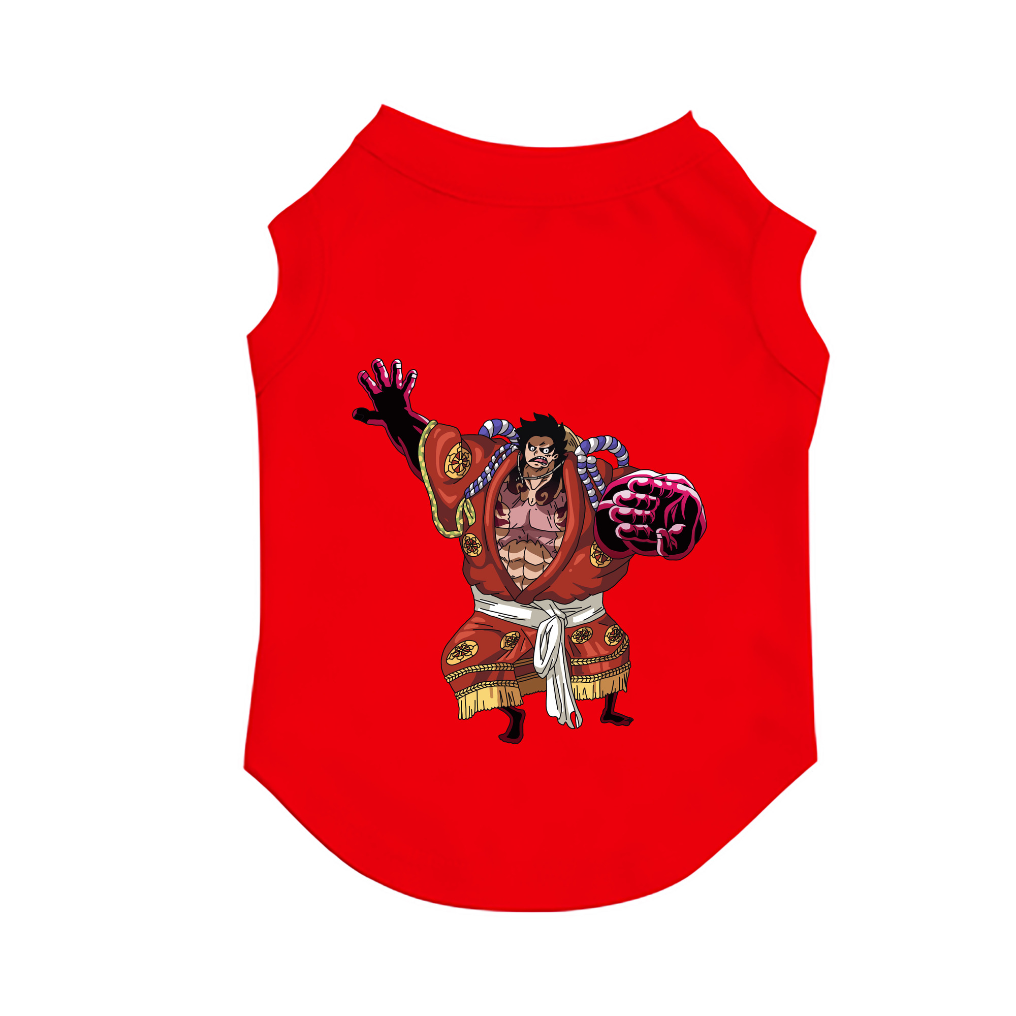 （画像用） ワンピース モンキー・D・ルフィ ONE PIECE Monkey D. Luffy ペット用ベスト
