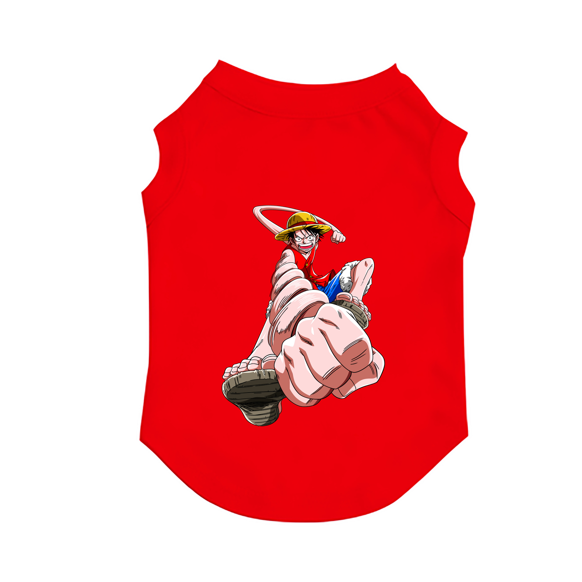 （画像用） ワンピース モンキー・D・ルフィ ONE PIECE Monkey D. Luffy ペット用ベスト