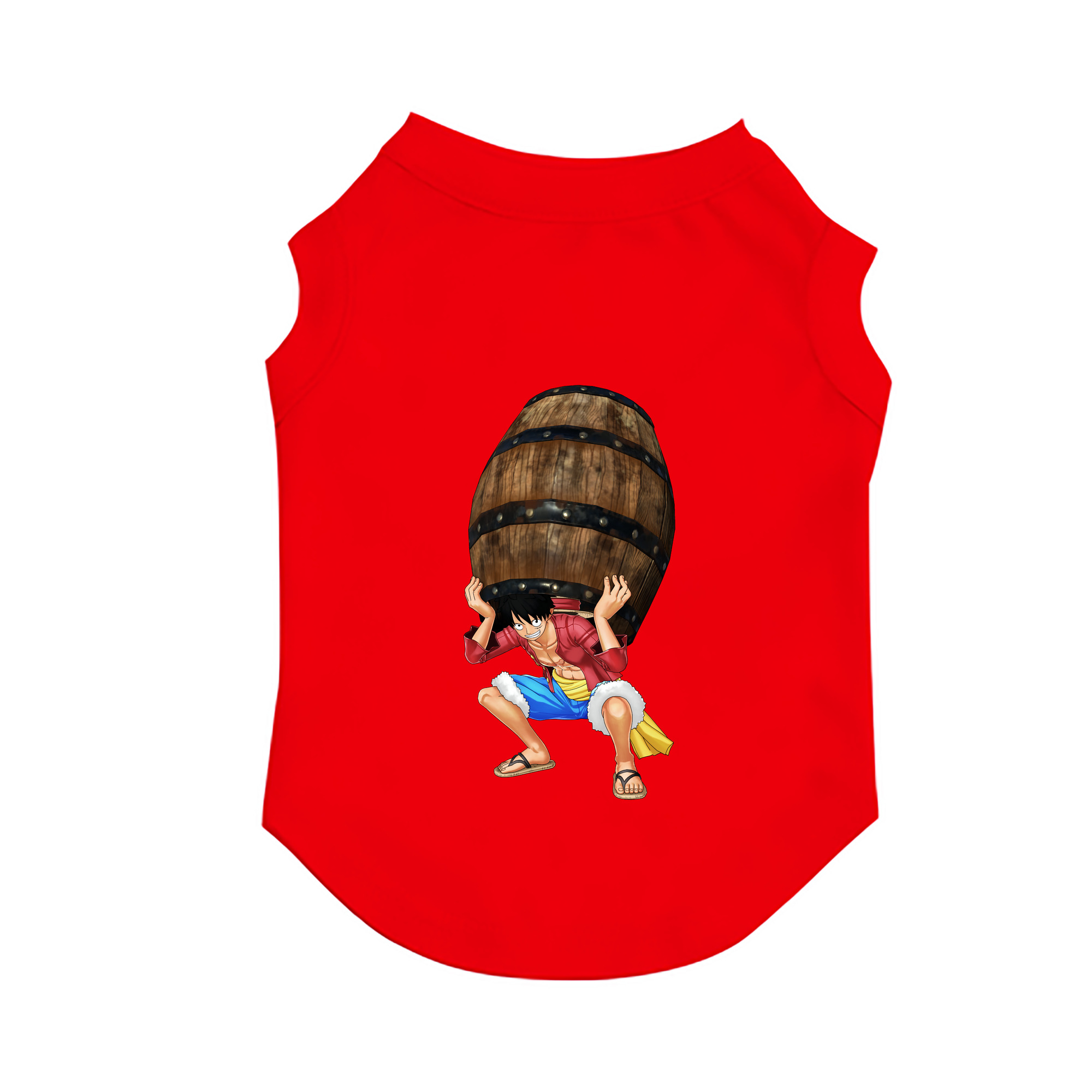 （画像用） ワンピース モンキー・D・ルフィ ONE PIECE Monkey D. Luffy ペット用ベスト
