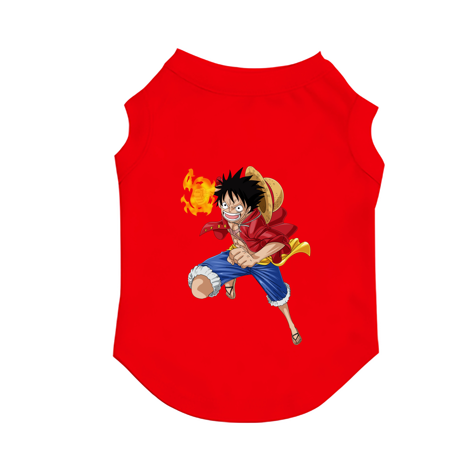 （画像用） ワンピース モンキー・D・ルフィ ONE PIECE Monkey D. Luffy ペット用ベスト