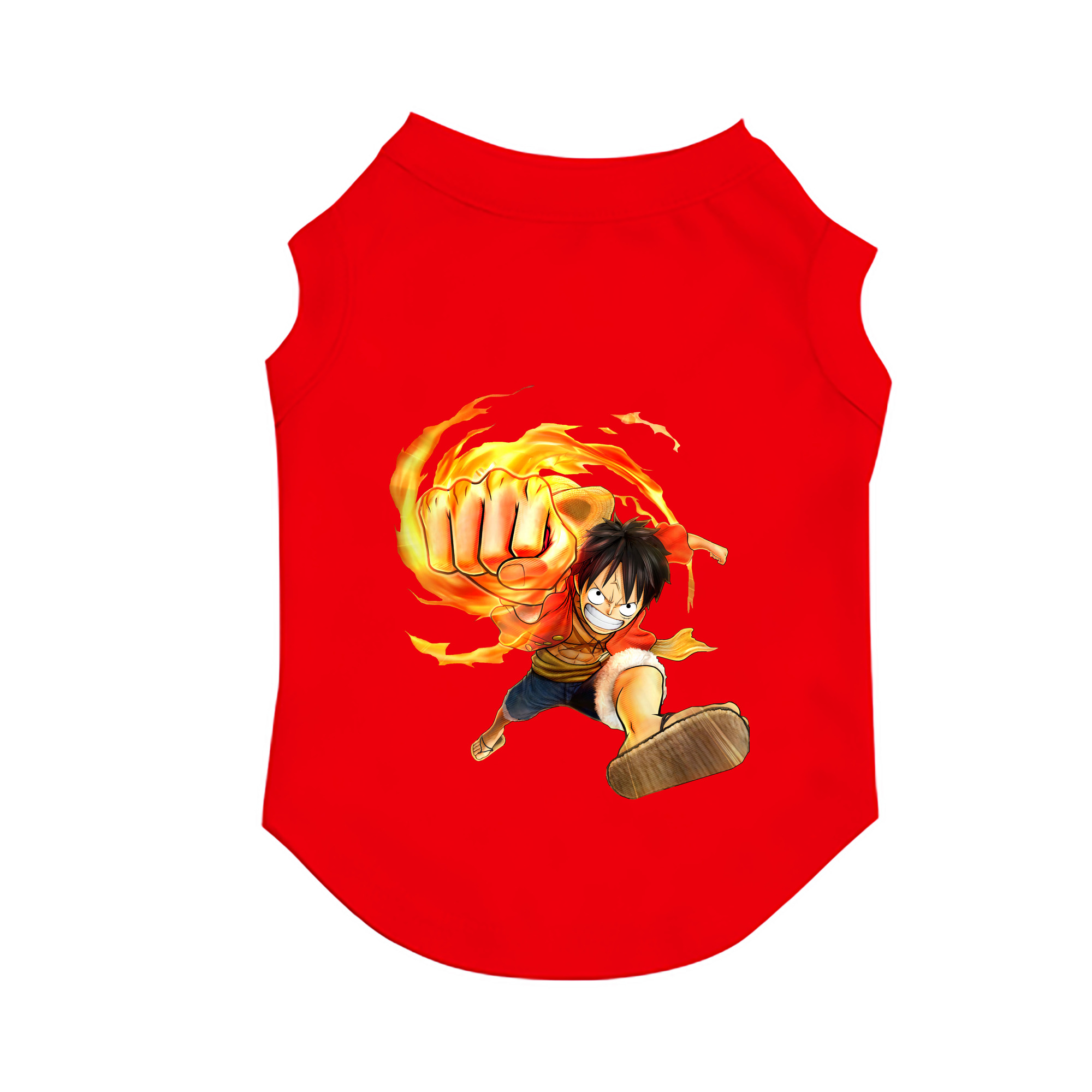 （画像用） ワンピース モンキー・D・ルフィ ONE PIECE Monkey D. Luffy ペット用ベスト