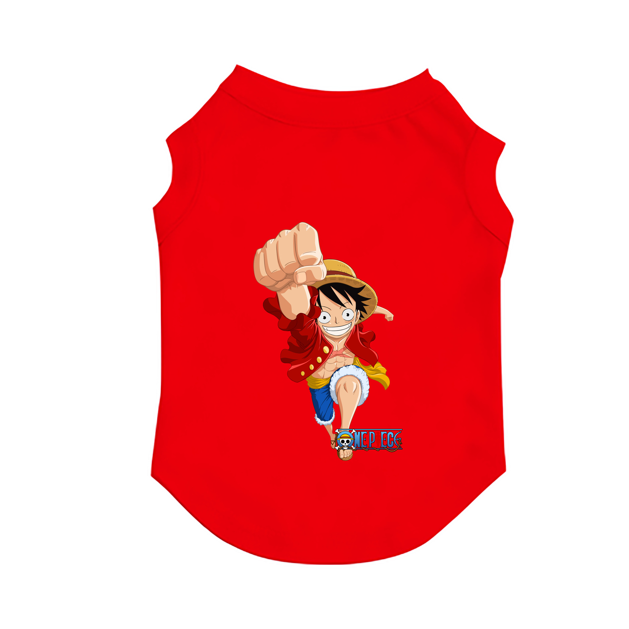 （画像用） ワンピース モンキー・D・ルフィ ONE PIECE Monkey D. Luffy ペット用ベスト