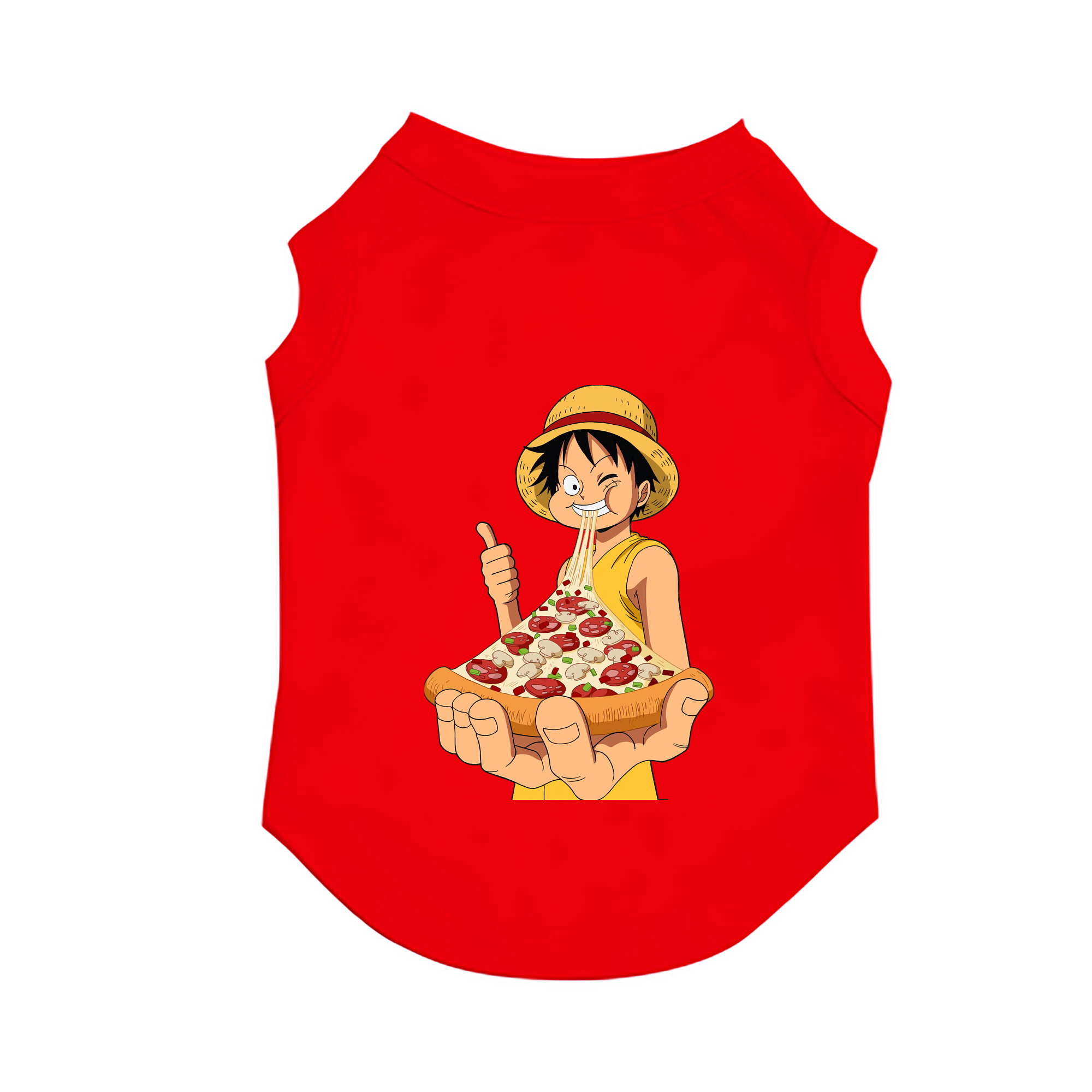 （画像用） ワンピース モンキー・D・ルフィ ONE PIECE Monkey D. Luffy ペット用ベスト