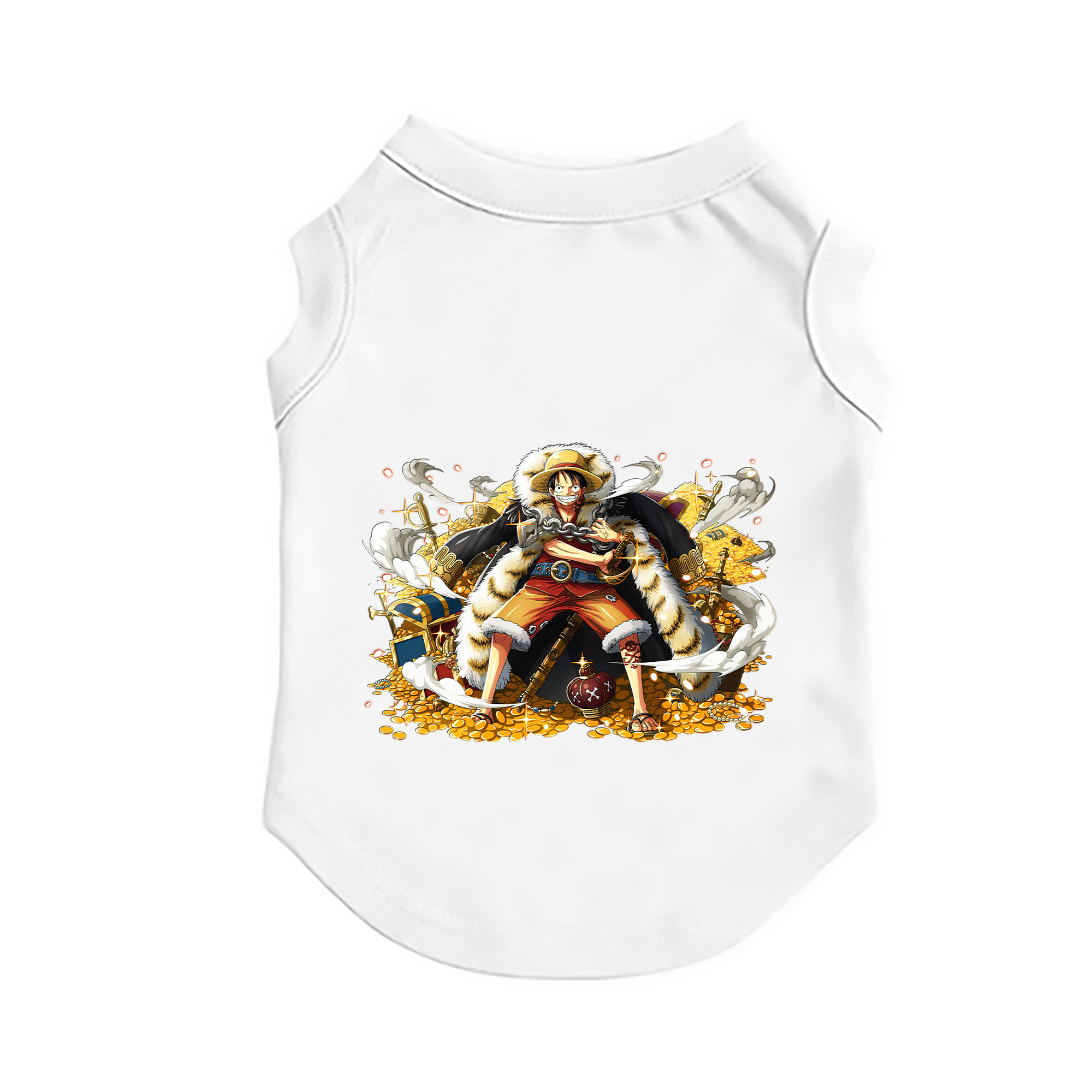 （画像用） ワンピース モンキー・D・ルフィ ONE PIECE Monkey D. Luffy ペット用ベスト