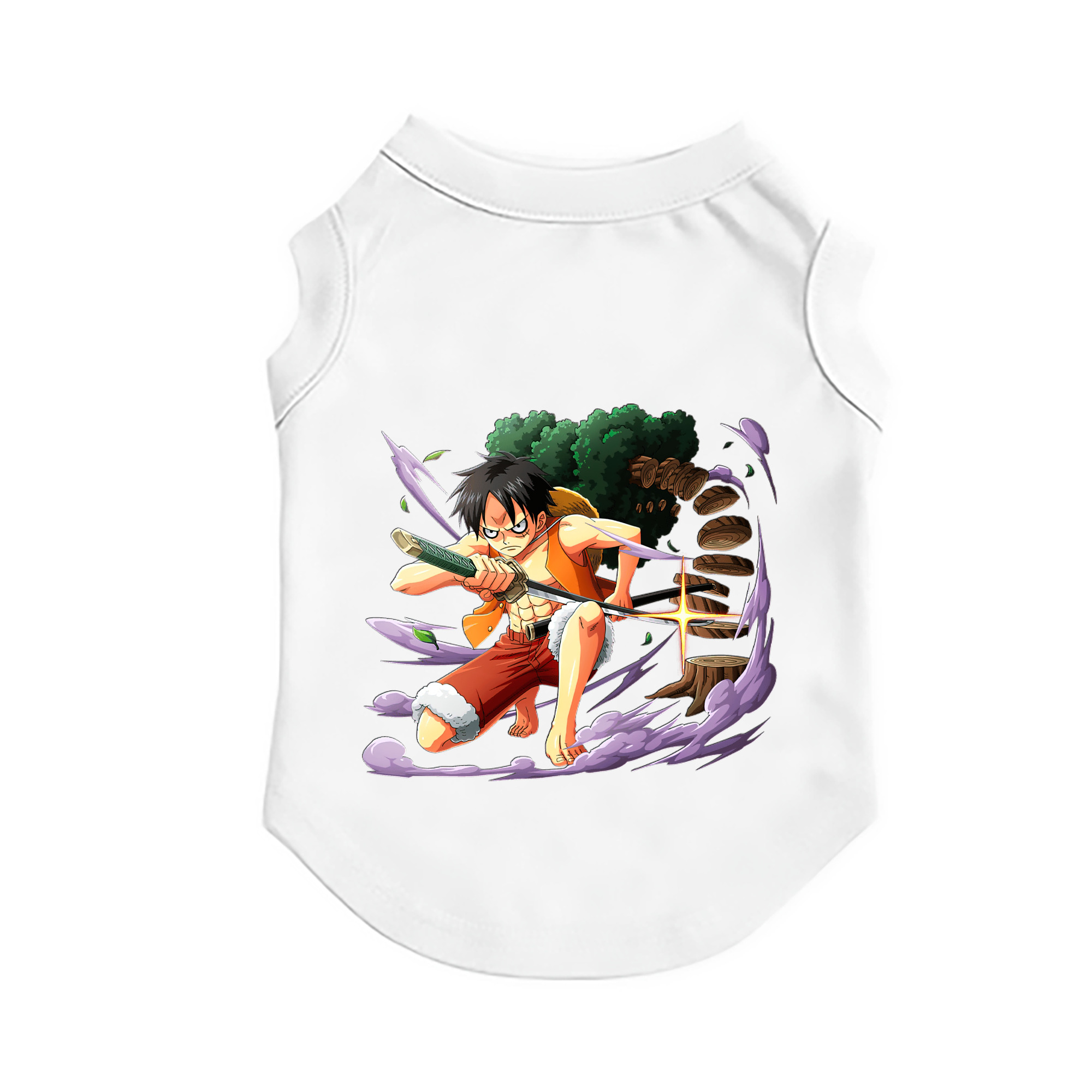 （画像用） ワンピース モンキー・D・ルフィ ONE PIECE Monkey D. Luffy ペット用ベスト