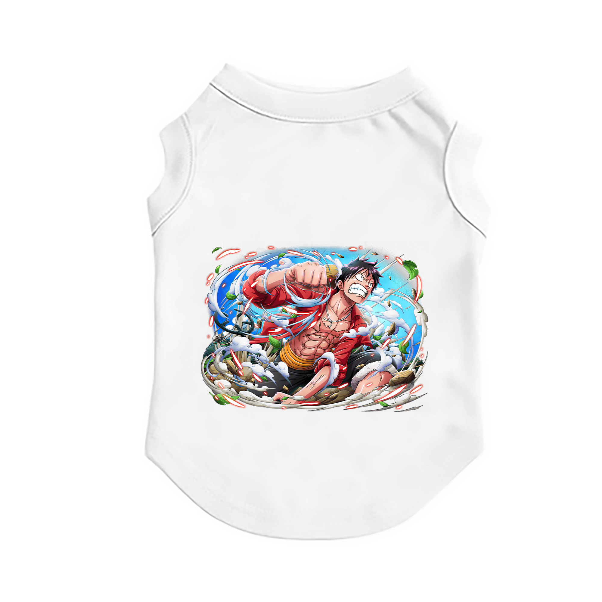（画像用） ワンピース モンキー・D・ルフィ ONE PIECE Monkey D. Luffy ペット用ベスト