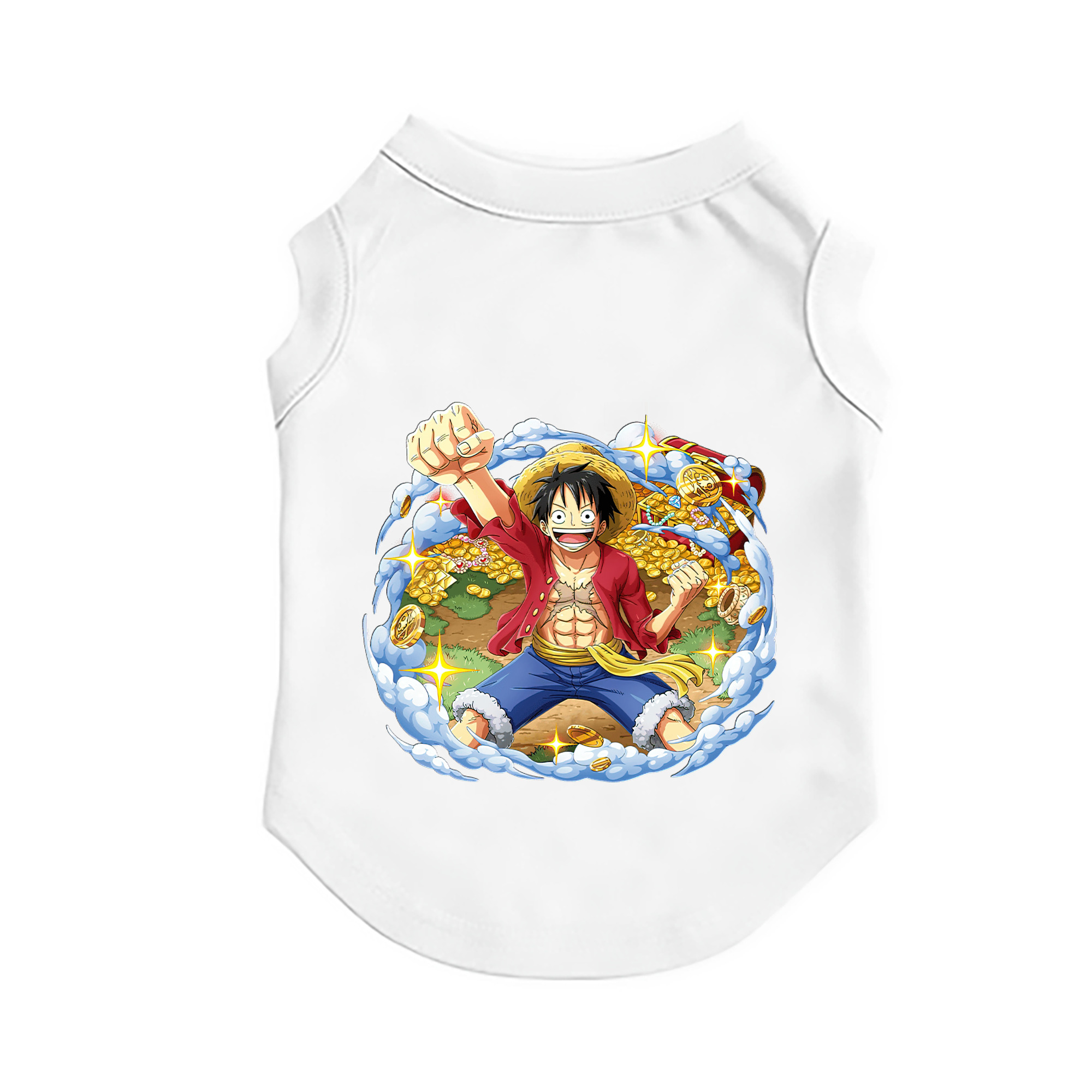 （画像用） ワンピース モンキー・D・ルフィ ONE PIECE Monkey D. Luffy ペット用ベスト