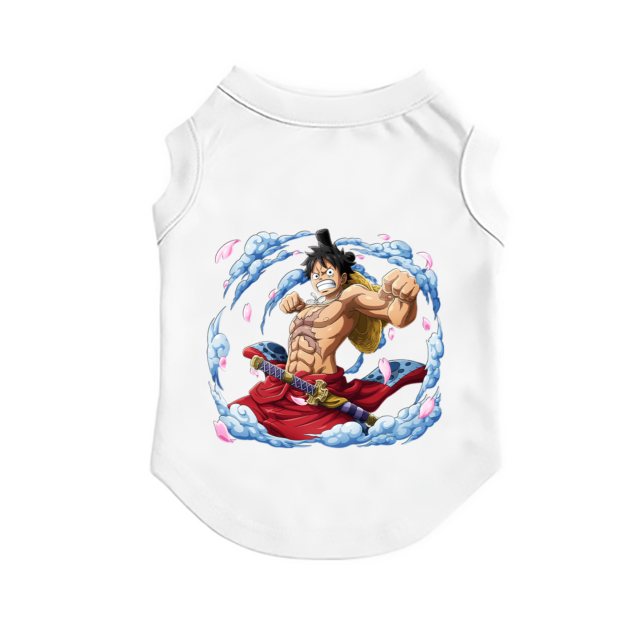 （画像用） ワンピース モンキー・D・ルフィ ONE PIECE Monkey D. Luffy ペット用ベスト