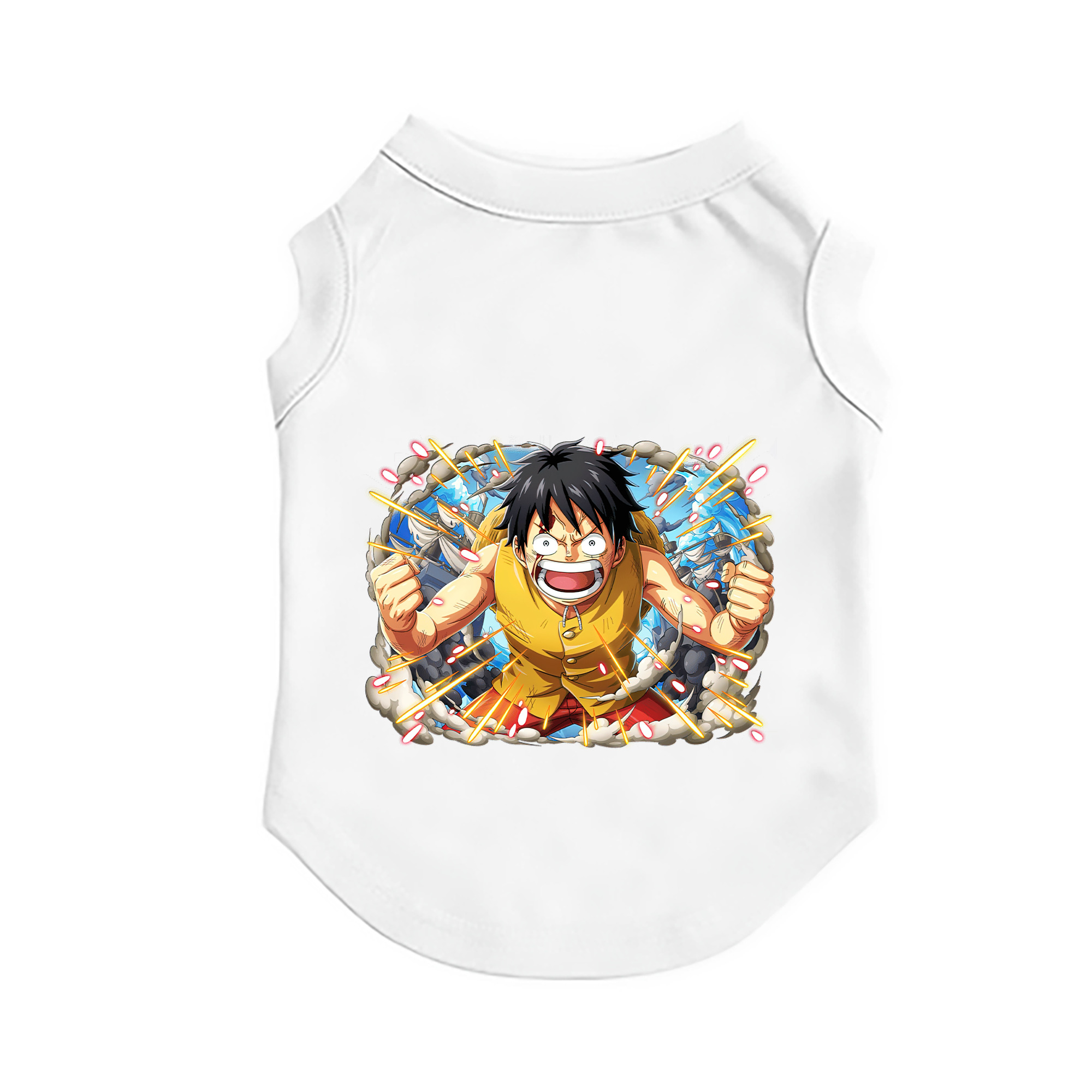 （画像用） ワンピース モンキー・D・ルフィ ONE PIECE Monkey D. Luffy ペット用ベスト