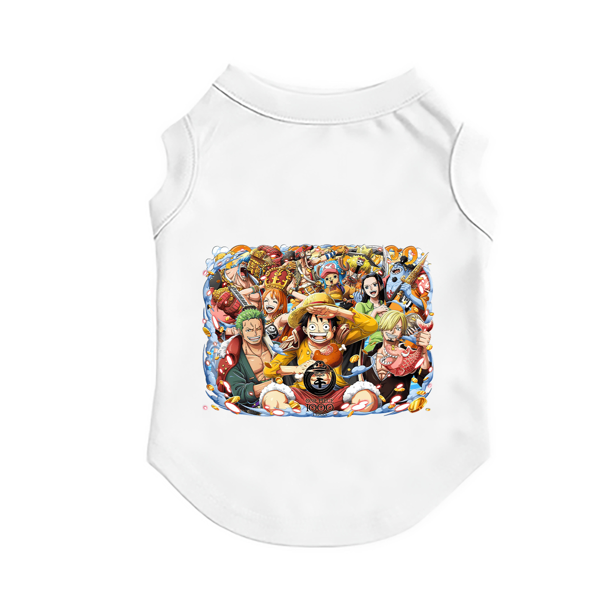 （画像用） ワンピース モンキー・D・ルフィ ONE PIECE Monkey D. Luffy ペット用ベスト