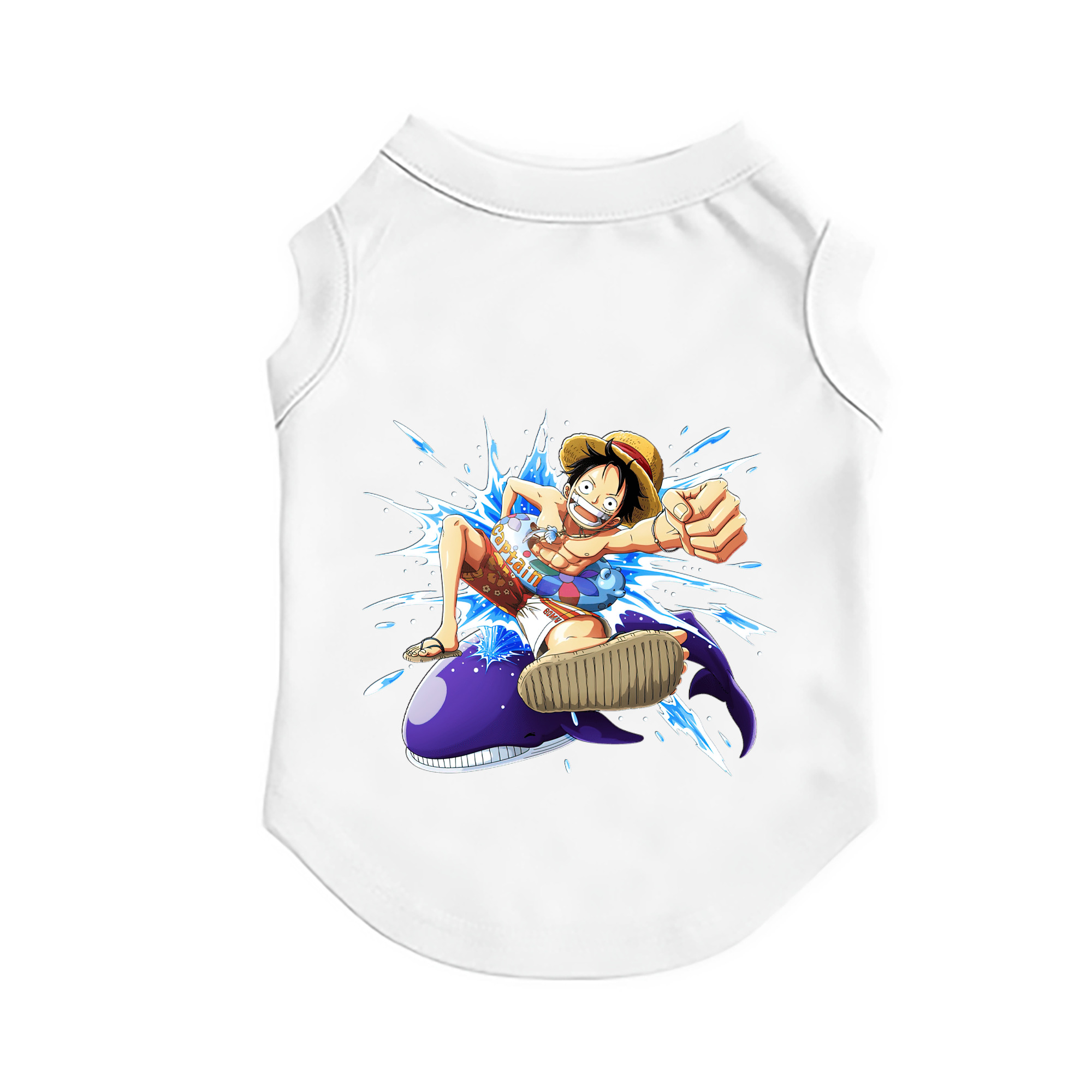 （画像用） ワンピース モンキー・D・ルフィ ONE PIECE Monkey D. Luffy ペット用ベスト