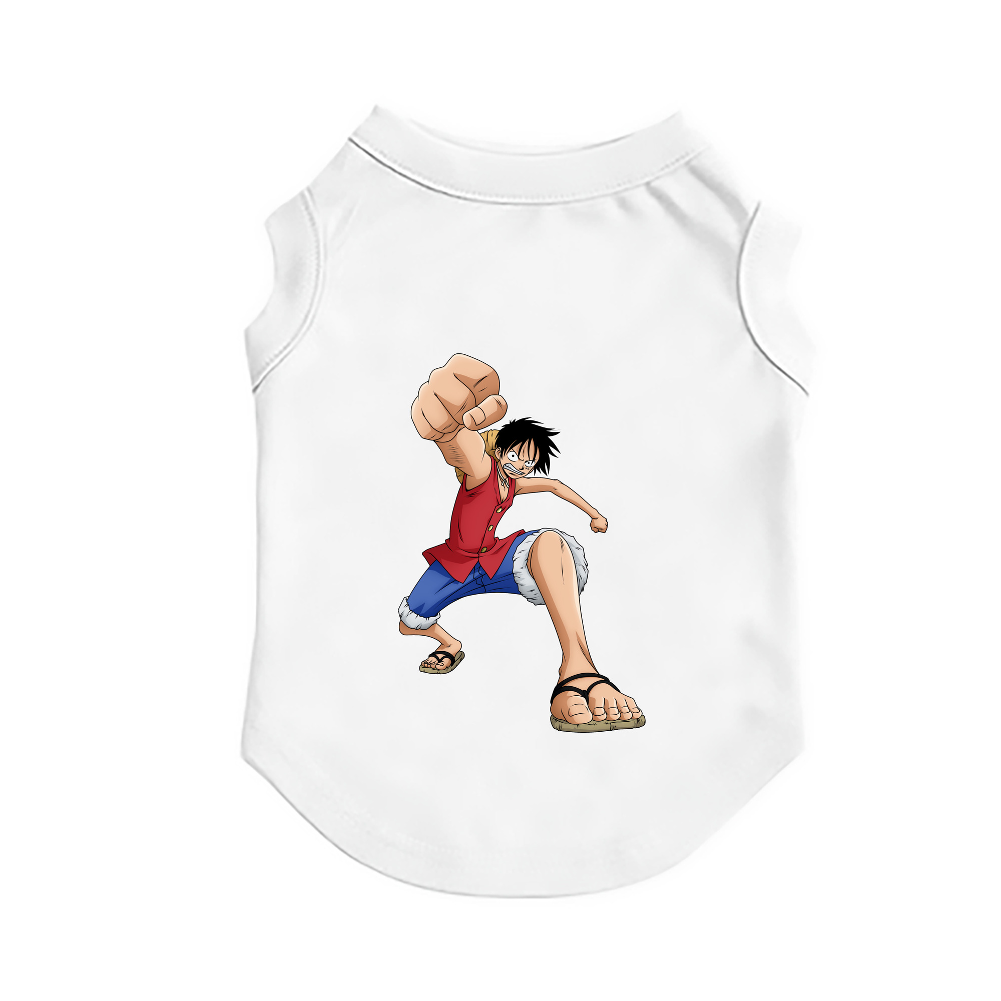 （画像用） ワンピース モンキー・D・ルフィ ONE PIECE Monkey D. Luffy ペット用ベスト