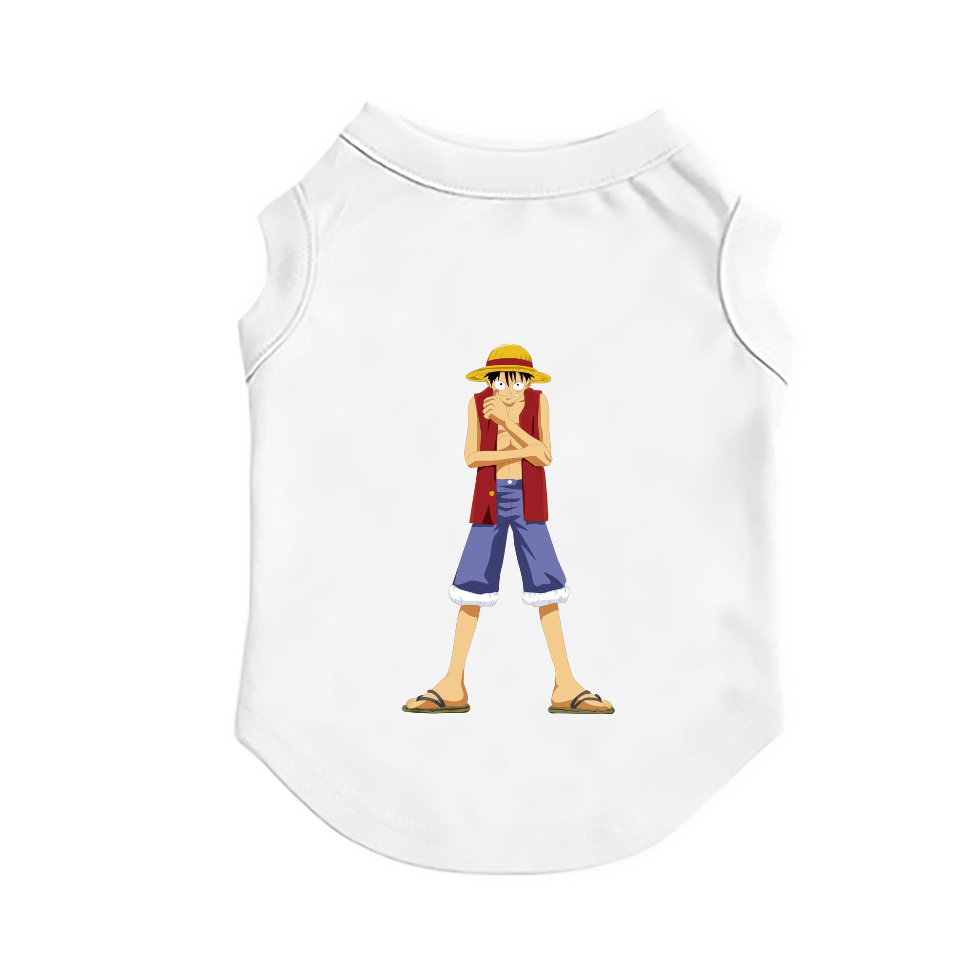 （画像用） ワンピース モンキー・D・ルフィ ONE PIECE Monkey D. Luffy ペット用ベスト