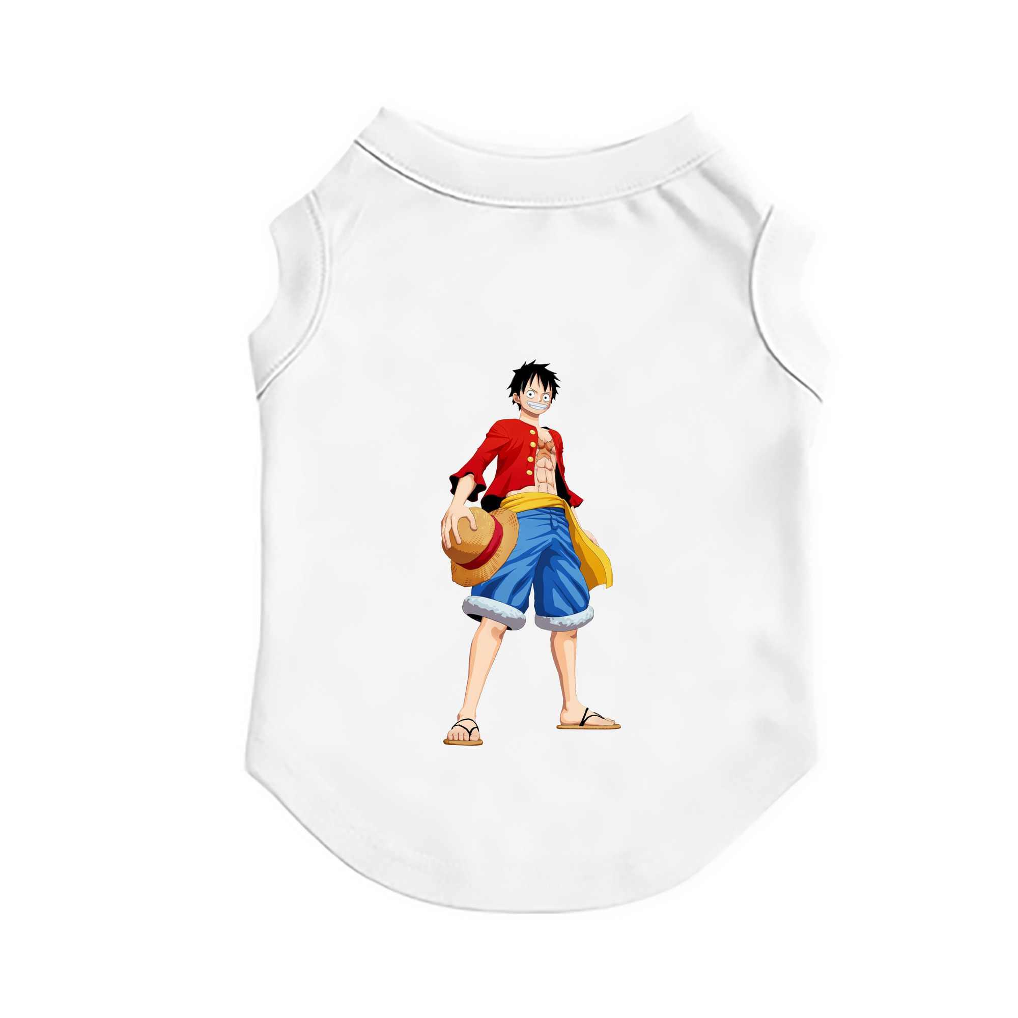 （画像用） ワンピース モンキー・D・ルフィ ONE PIECE Monkey D. Luffy ペット用ベスト