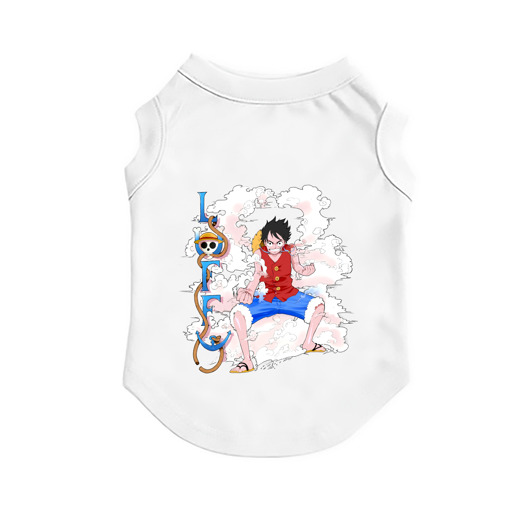 （画像用） ワンピース モンキー・D・ルフィ ONE PIECE Monkey D. Luffy ペット用ベスト