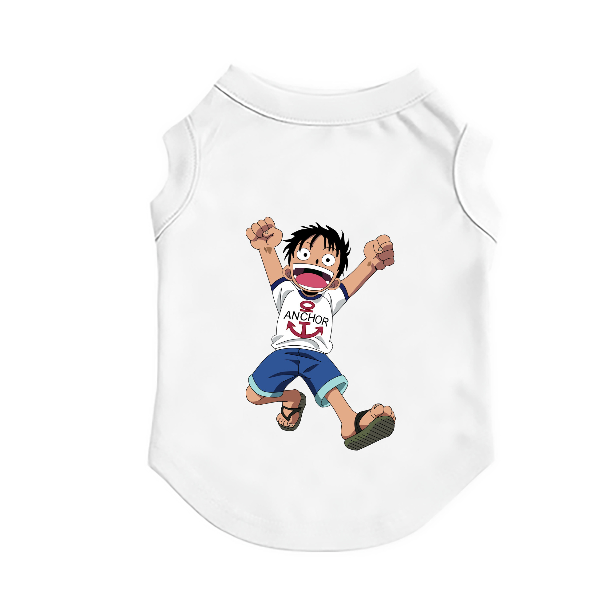 （画像用） ワンピース モンキー・D・ルフィ ONE PIECE Monkey D. Luffy ペット用ベスト