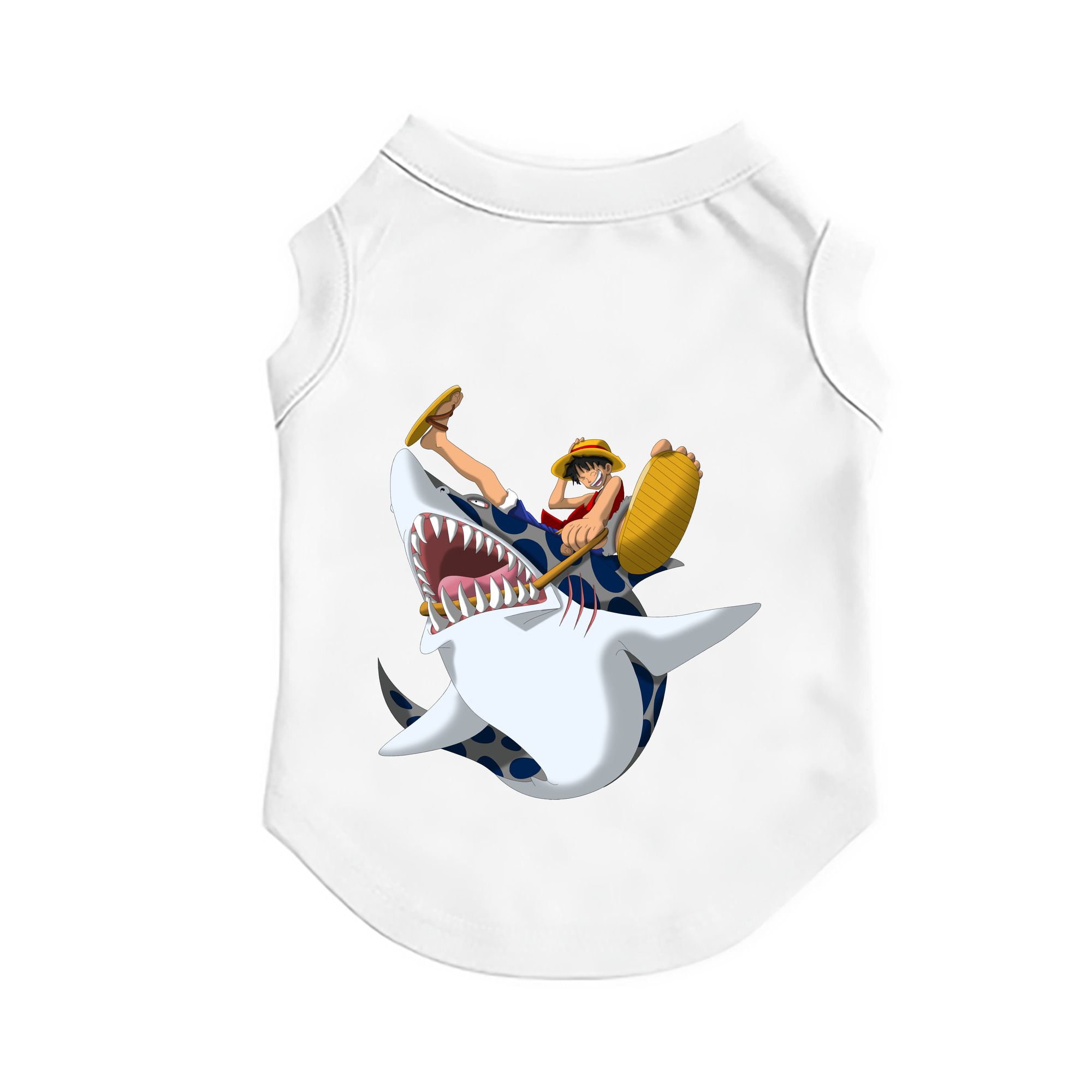 （画像用） ワンピース モンキー・D・ルフィ ONE PIECE Monkey D. Luffy ペット用ベスト