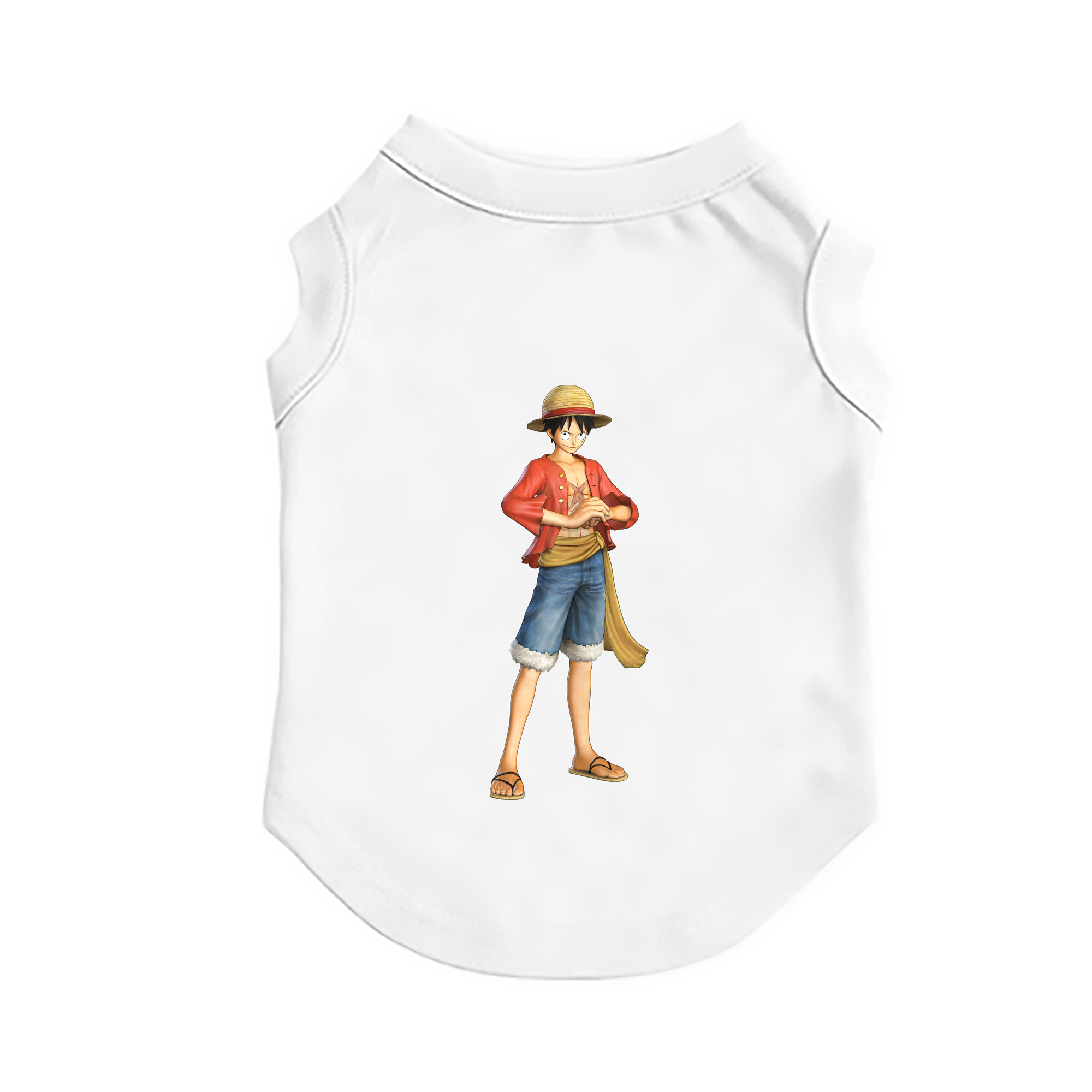 （画像用） ワンピース モンキー・D・ルフィ ONE PIECE Monkey D. Luffy ペット用ベスト