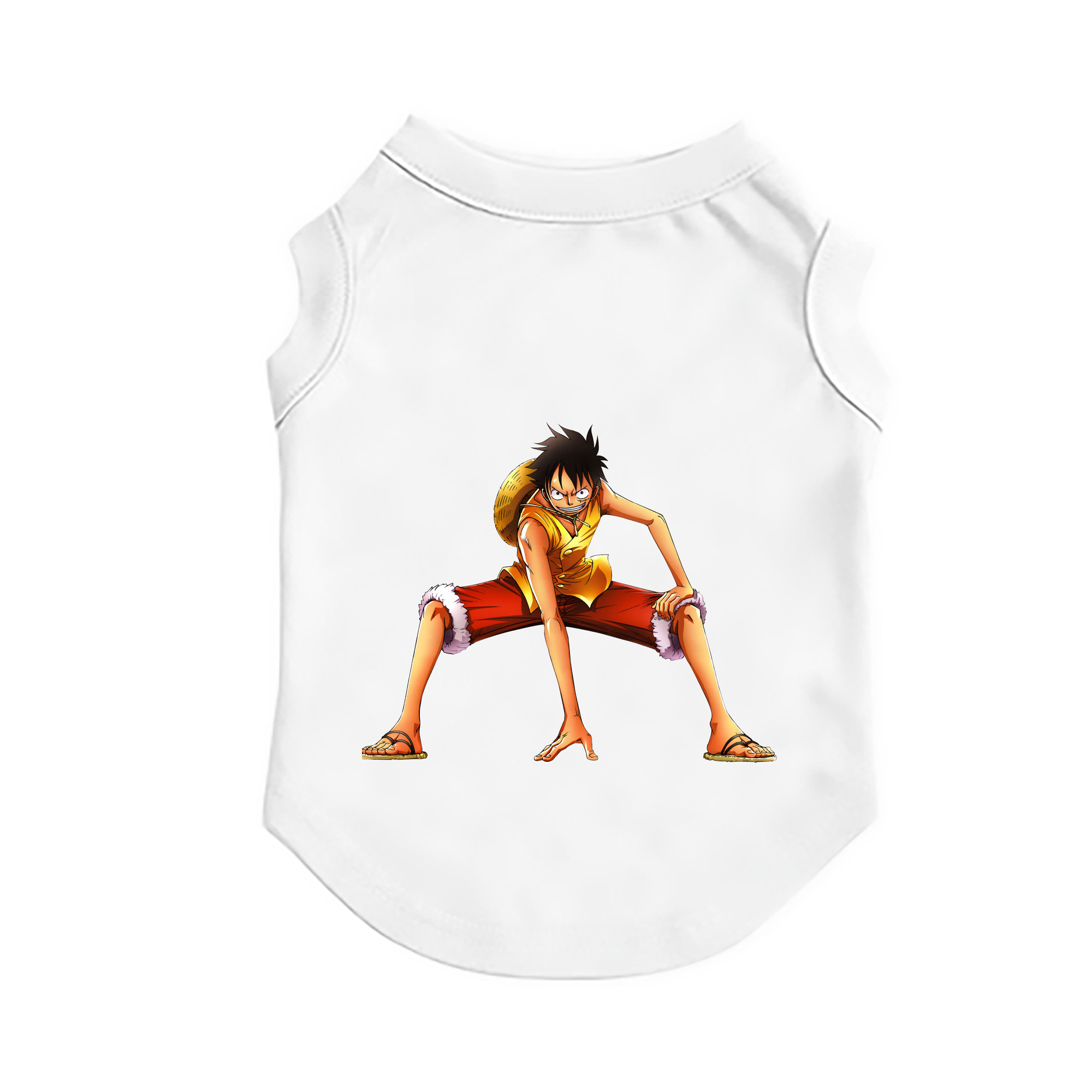 （画像用） ワンピース モンキー・D・ルフィ ONE PIECE Monkey D. Luffy ペット用ベスト